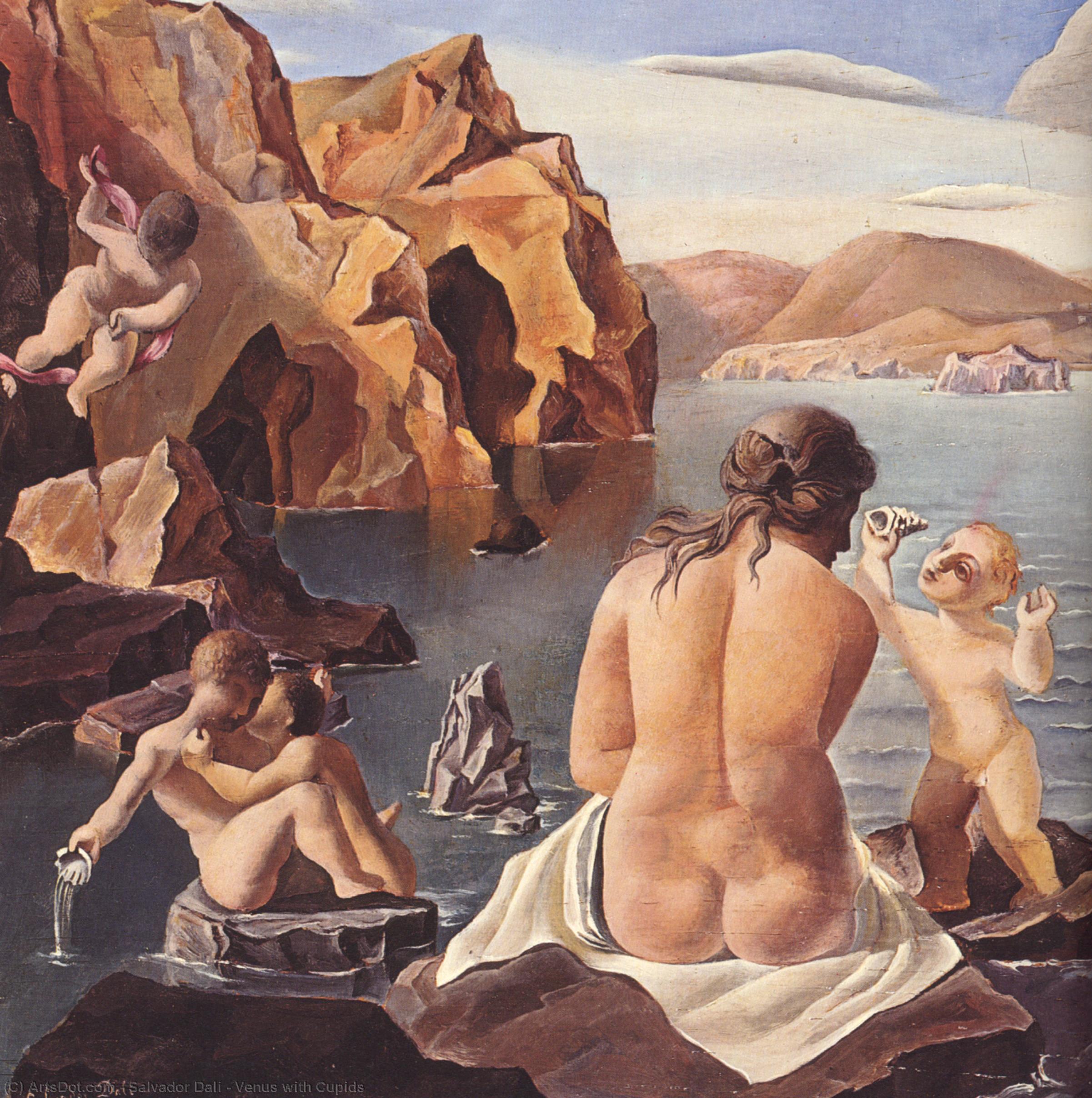 Venus With Cupids — Salvador Dalí
