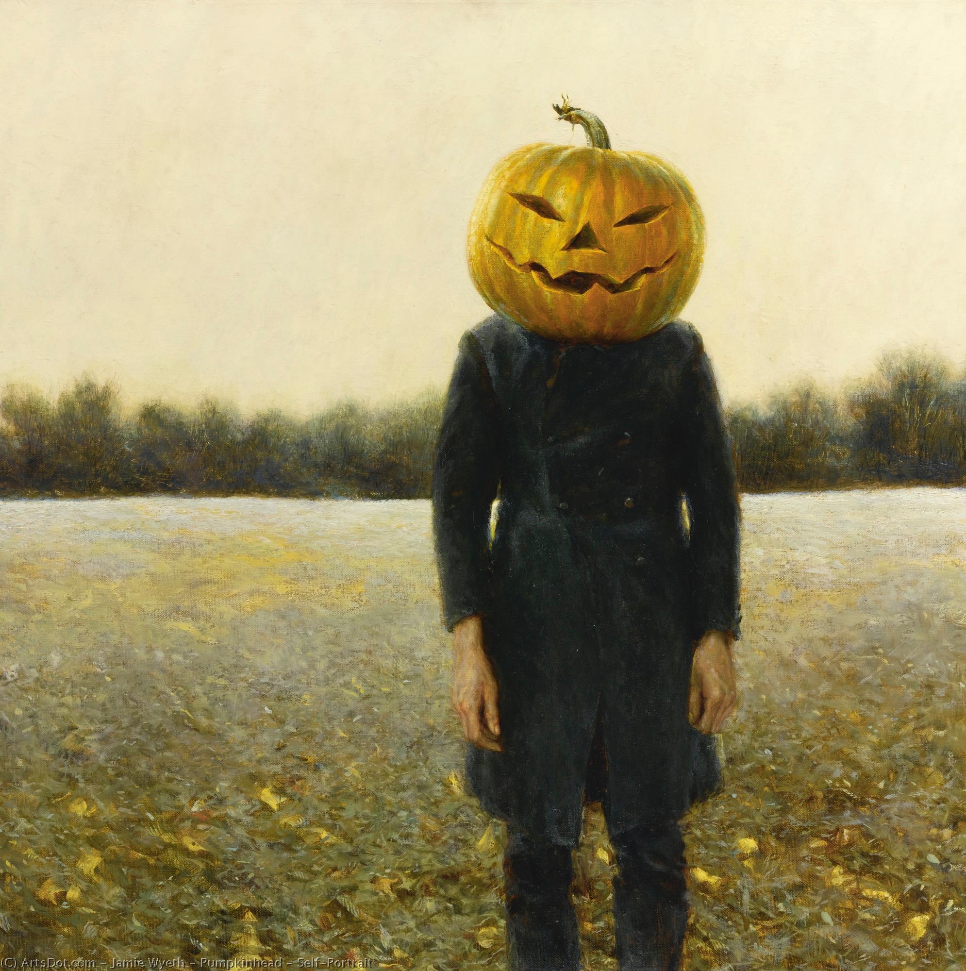 Pumpkinhead - Self-portrait — Jamie Wyeth