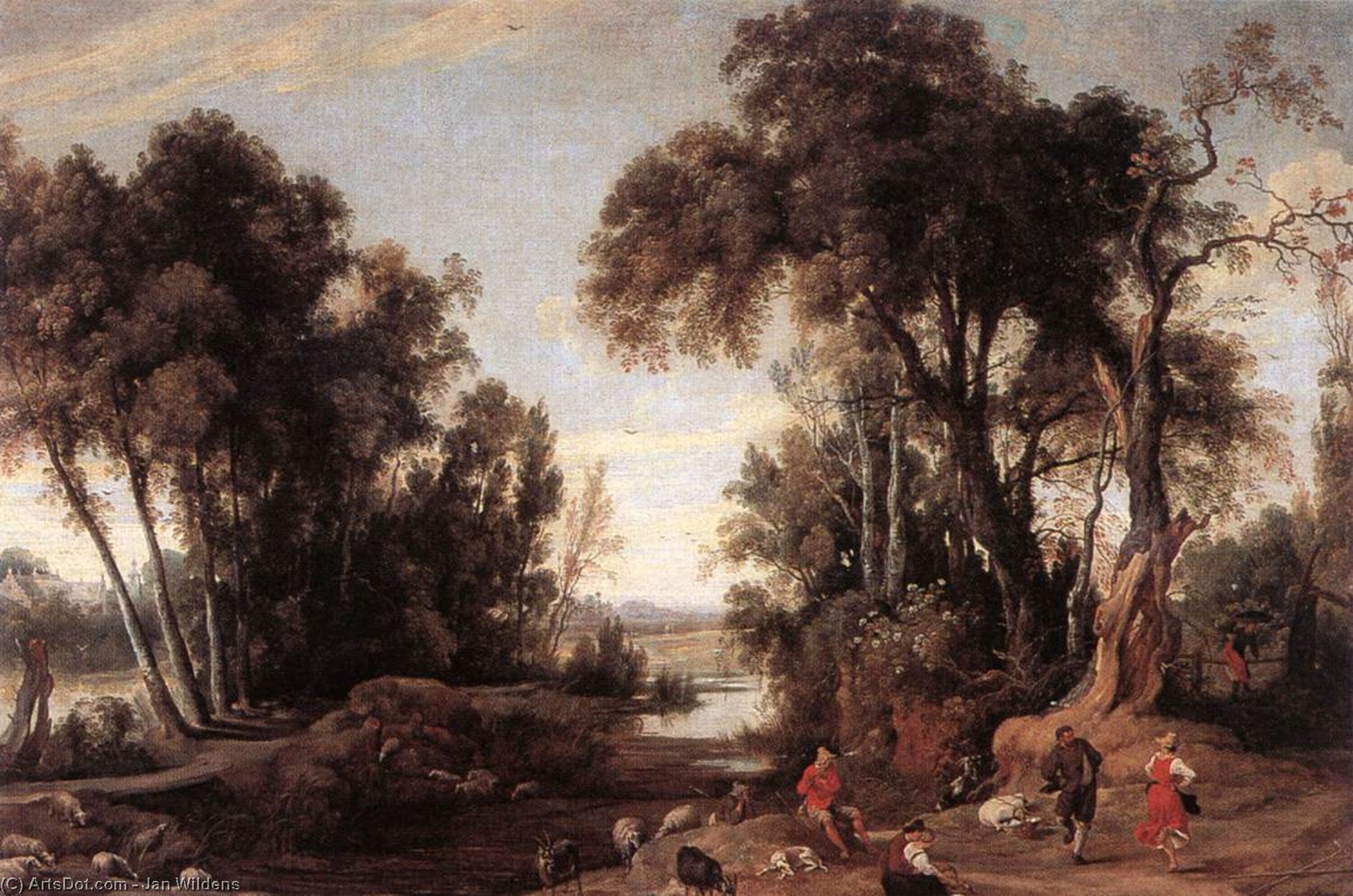 Landscape With Shepherds — Jan Wildens