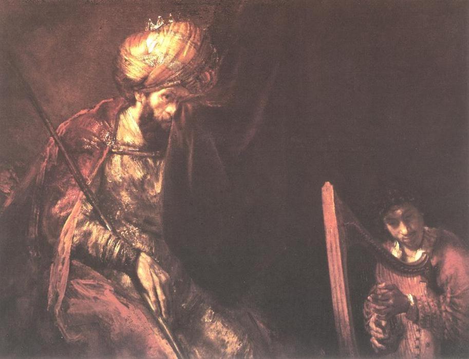 Saul Og David — Rembrandt Van Rijn