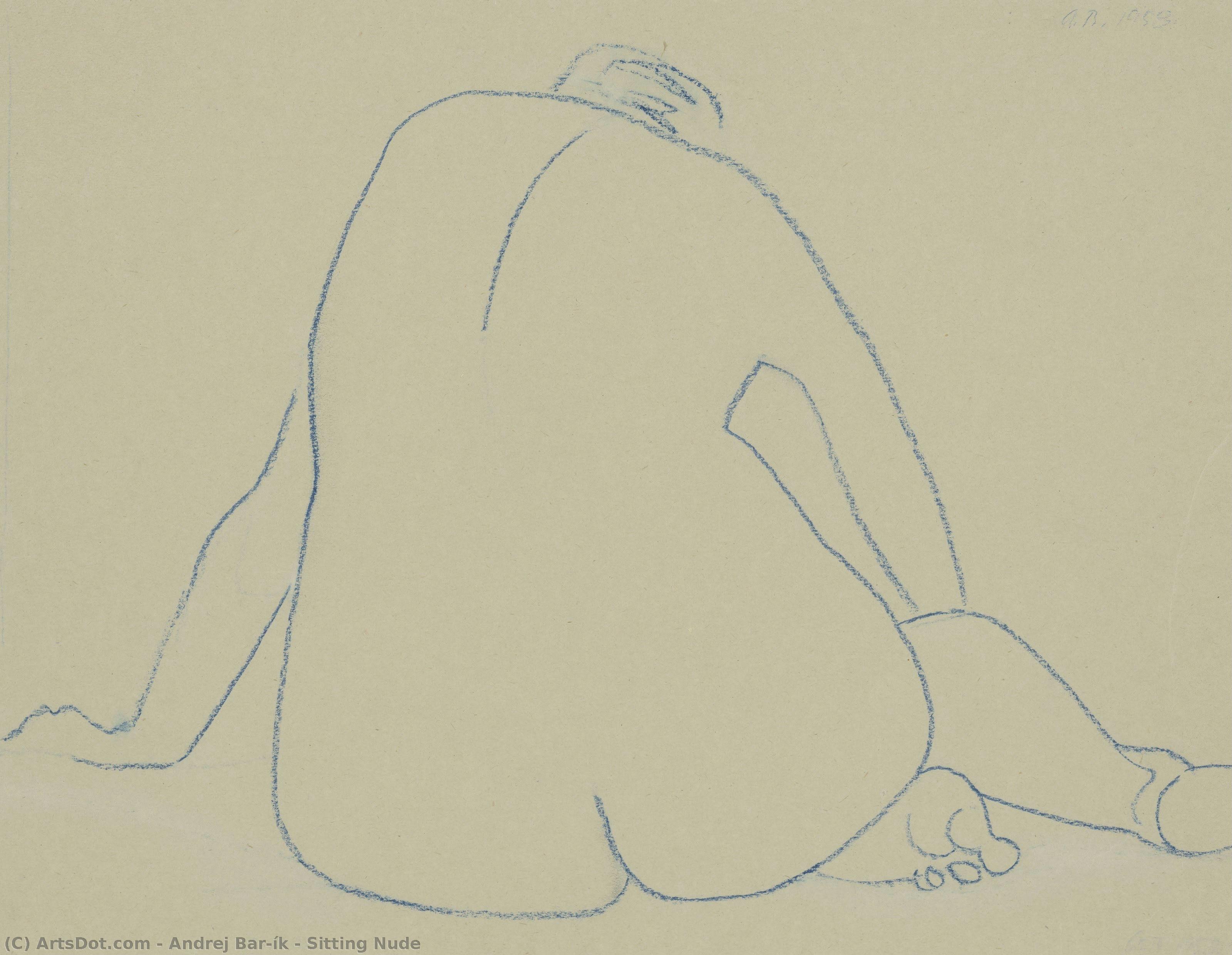 Sitting Nude — Andrej Barčík