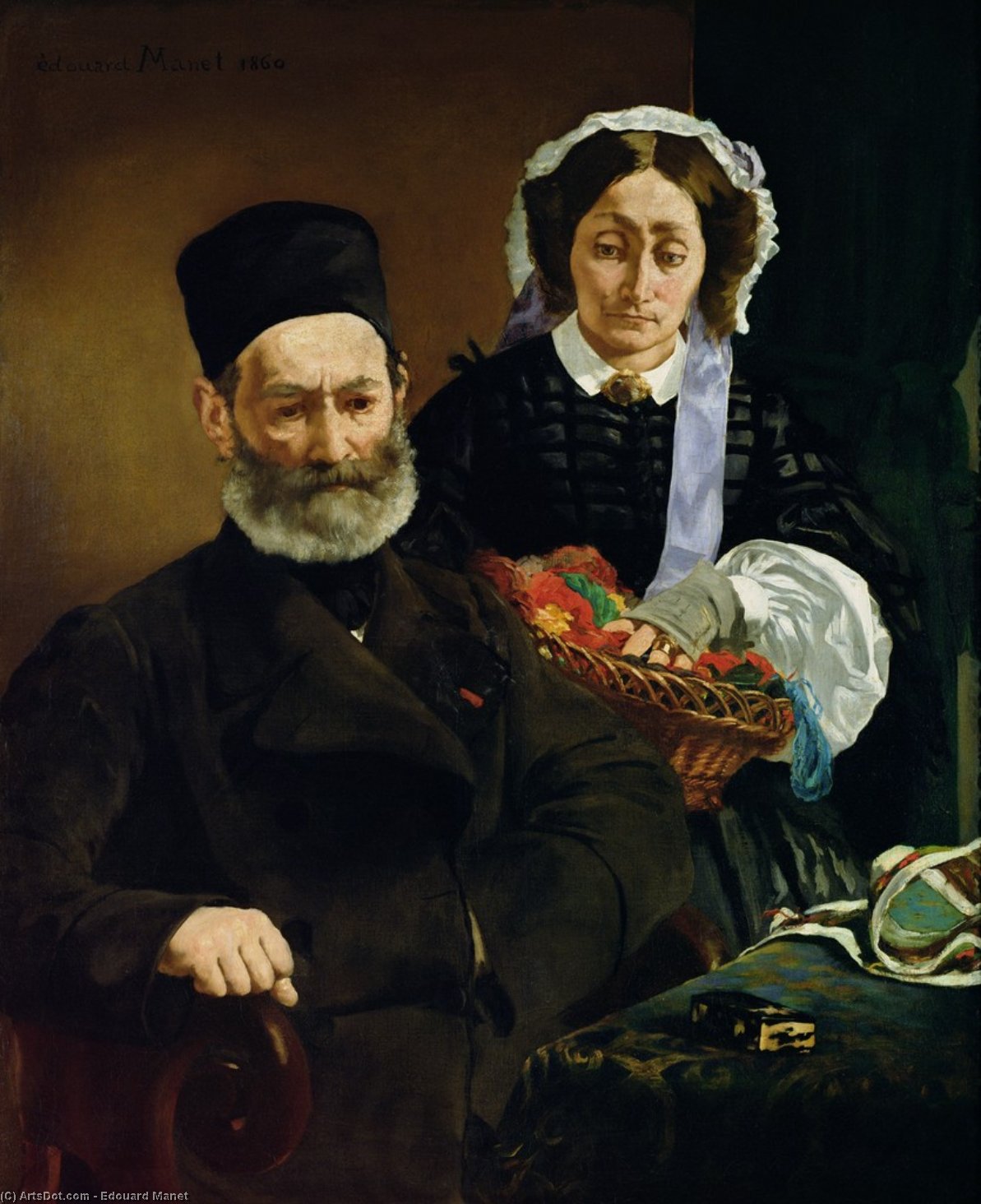 Ritratto Di M. E Mme. Auguste Manet — Édouard Manet