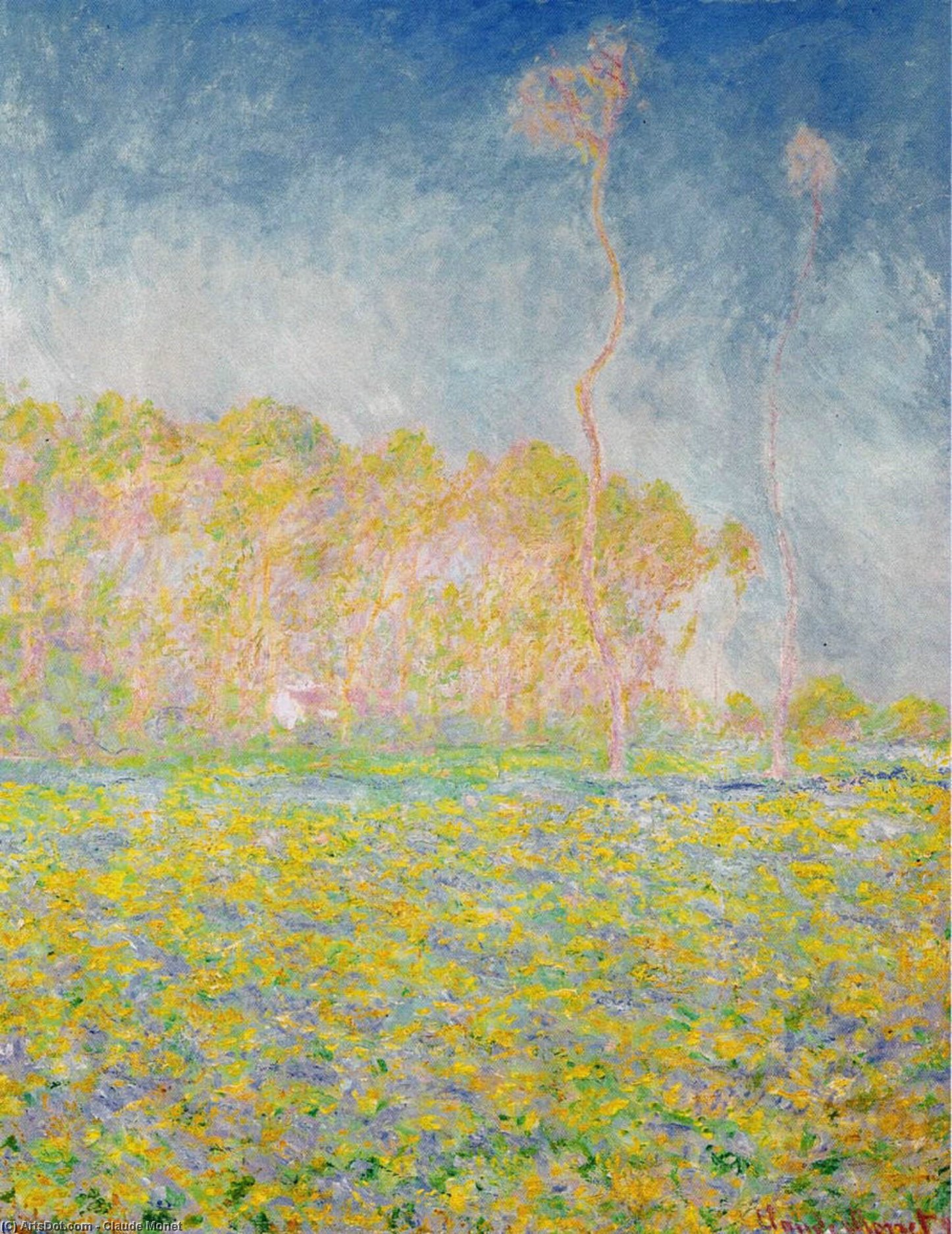 Forårsmotiv — Claude Monet