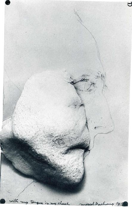 Con La Lingua Tra I Denti — Marcel Duchamp