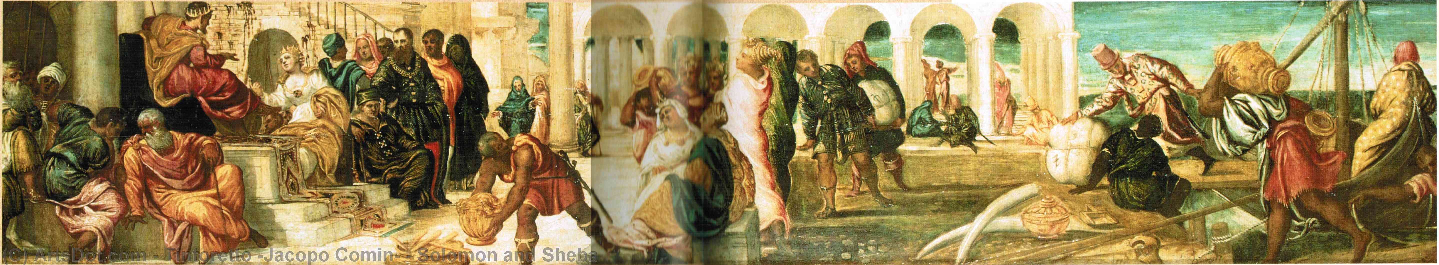 Solomon And Sheba — Jacopo Tintoretto