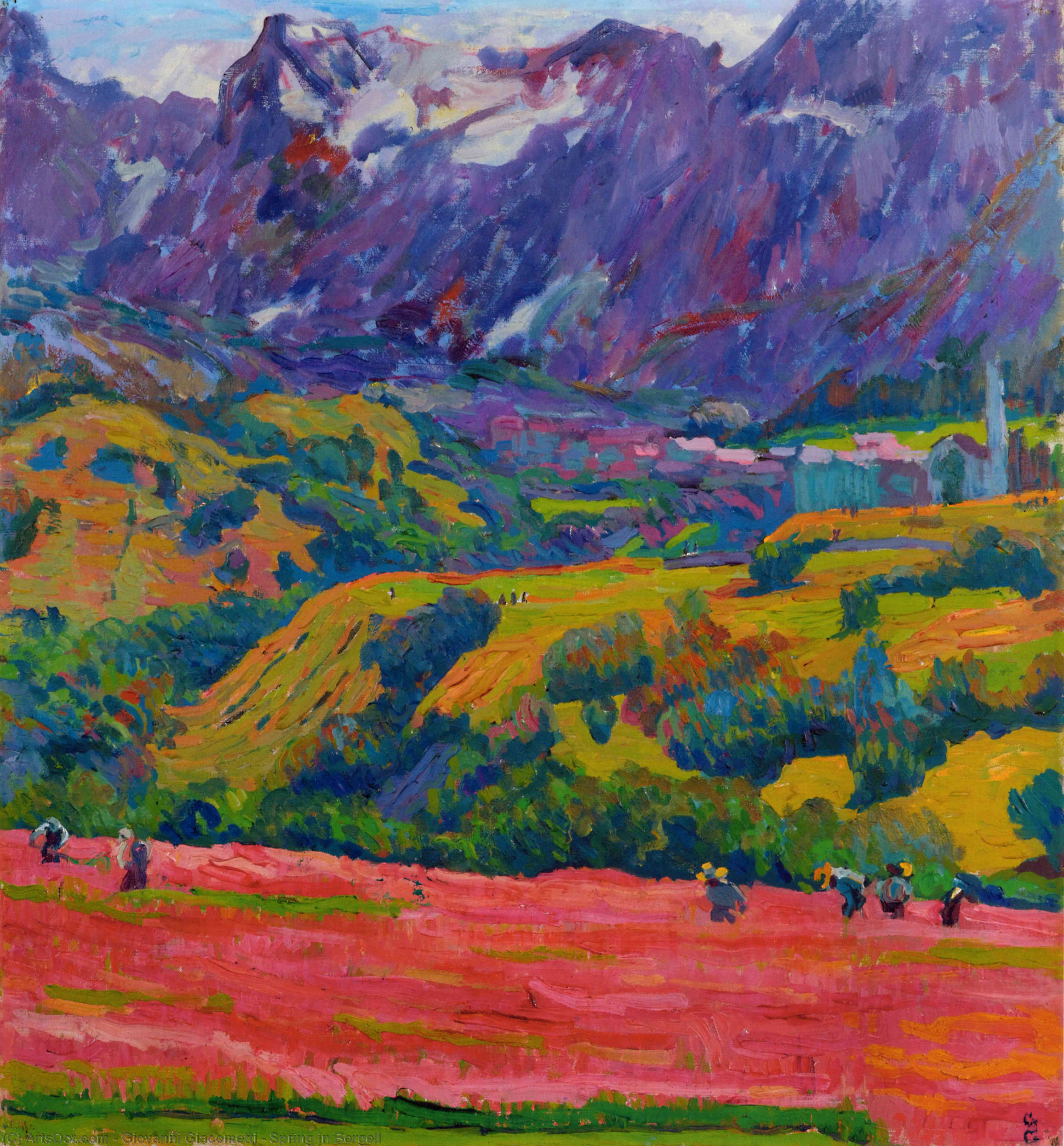 Spring In Bergell — Giovanni Giacometti