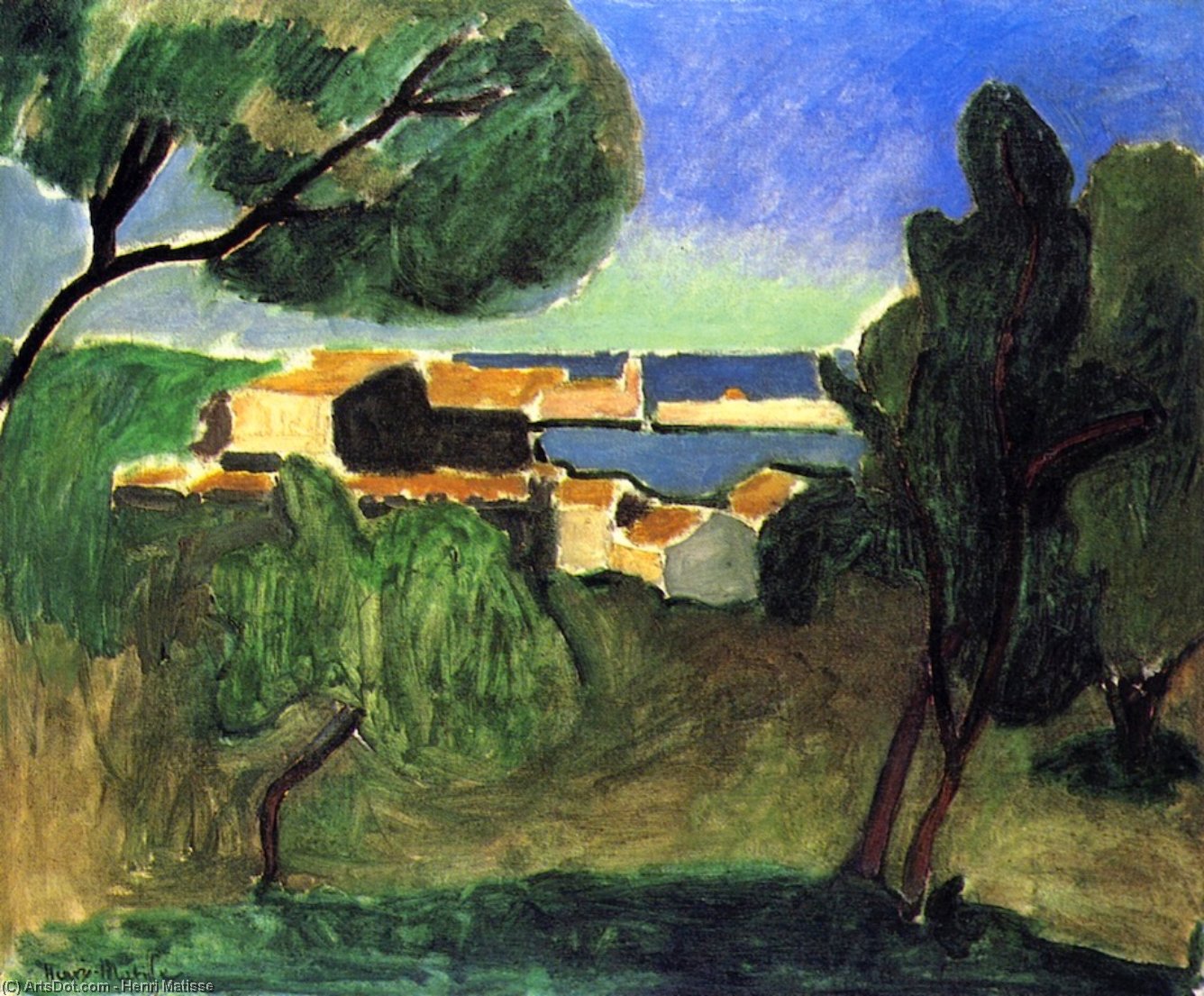 Paesaggio A Collioure — Henri Matisse
