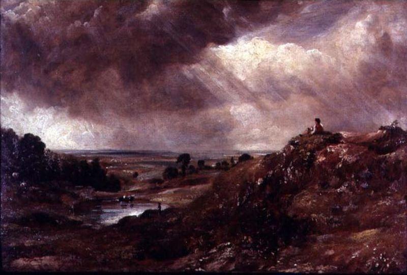 Hampstead Heath, Branch Hill Pond — John Constable