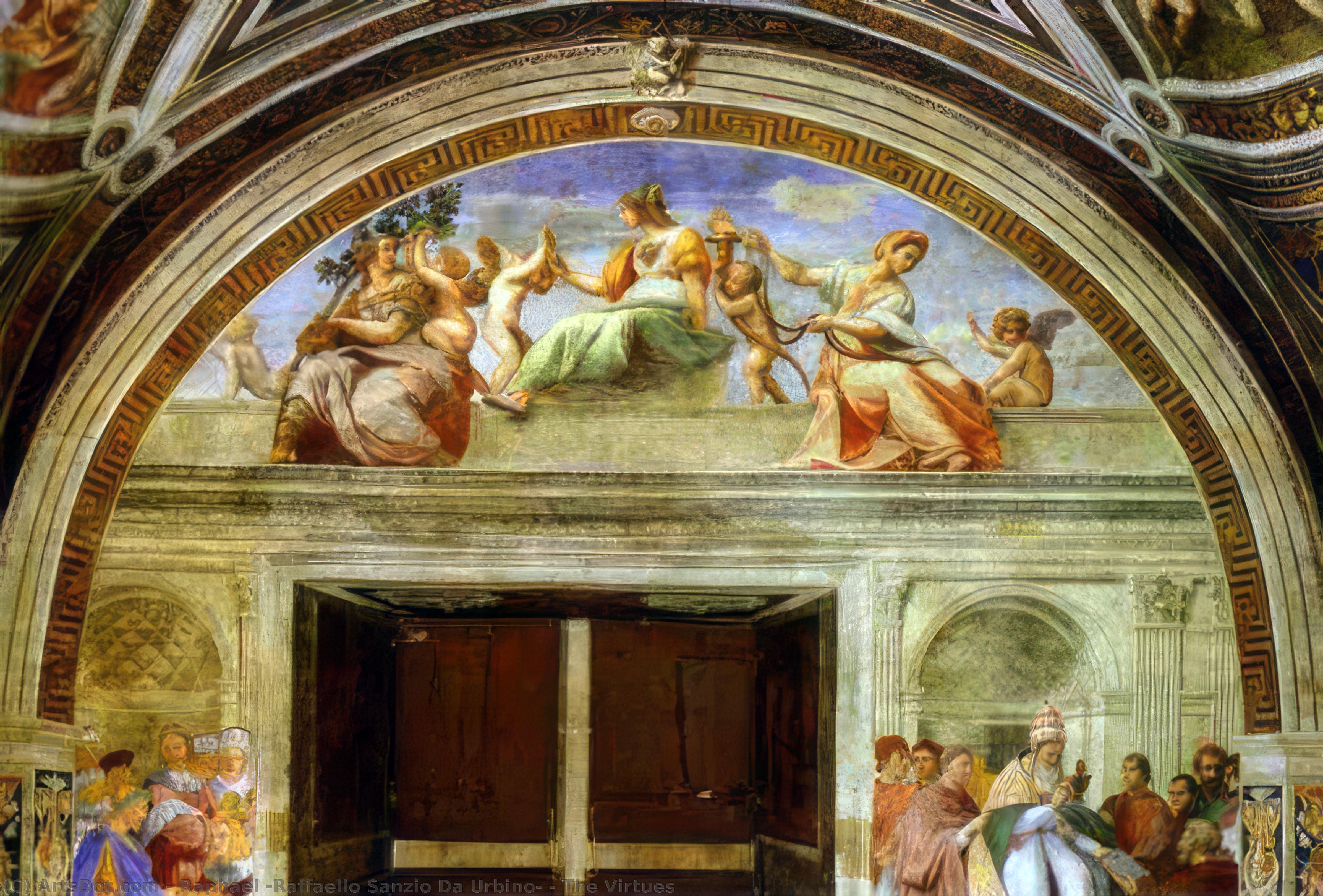 The Virtues — Raphael