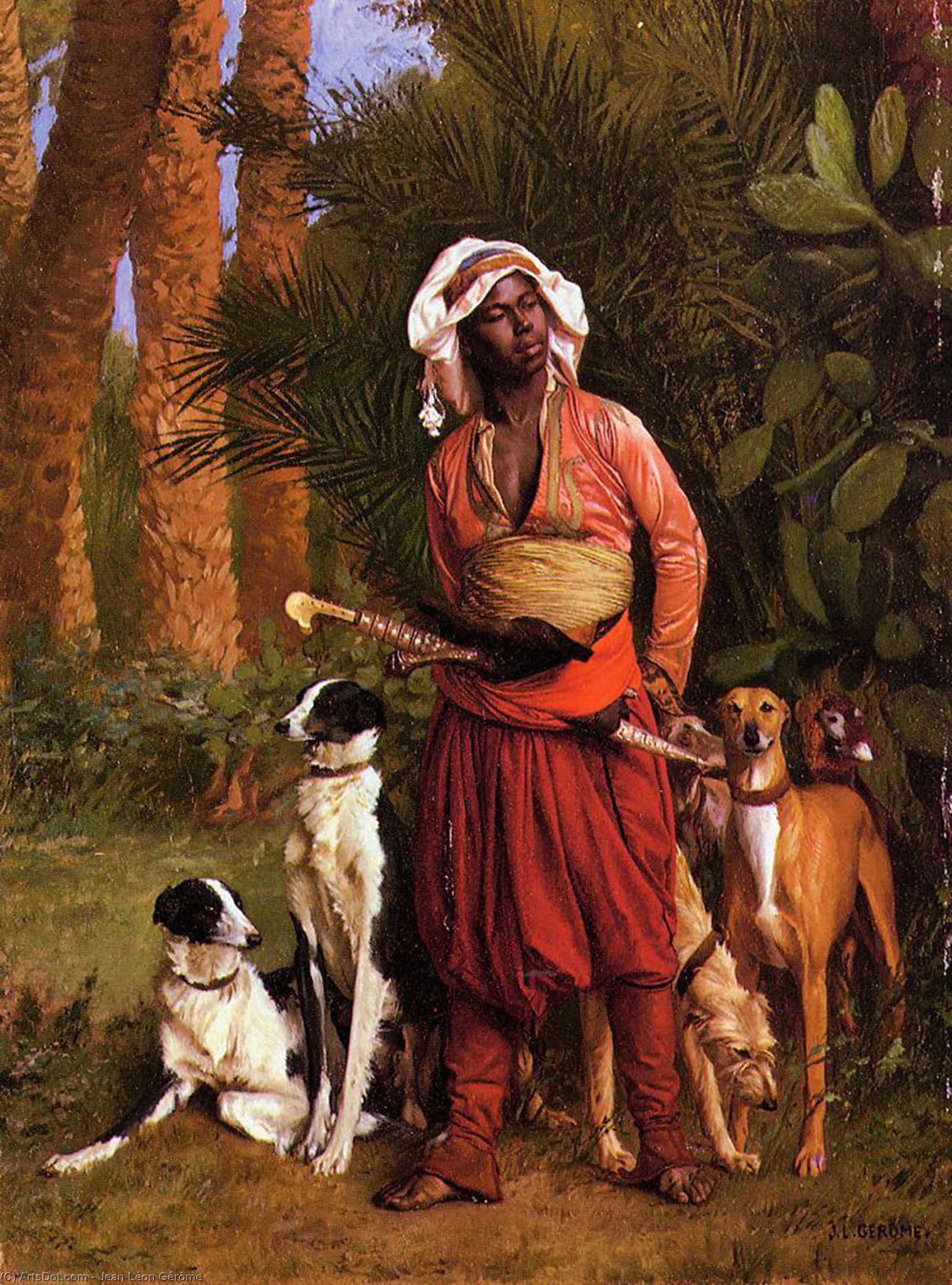 Il Maestro Nero Dei Segugi — Jean-léon Gérôme