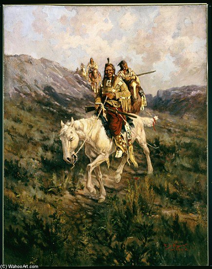 Visit To Another Tribe - — Edgar Samuel Paxson