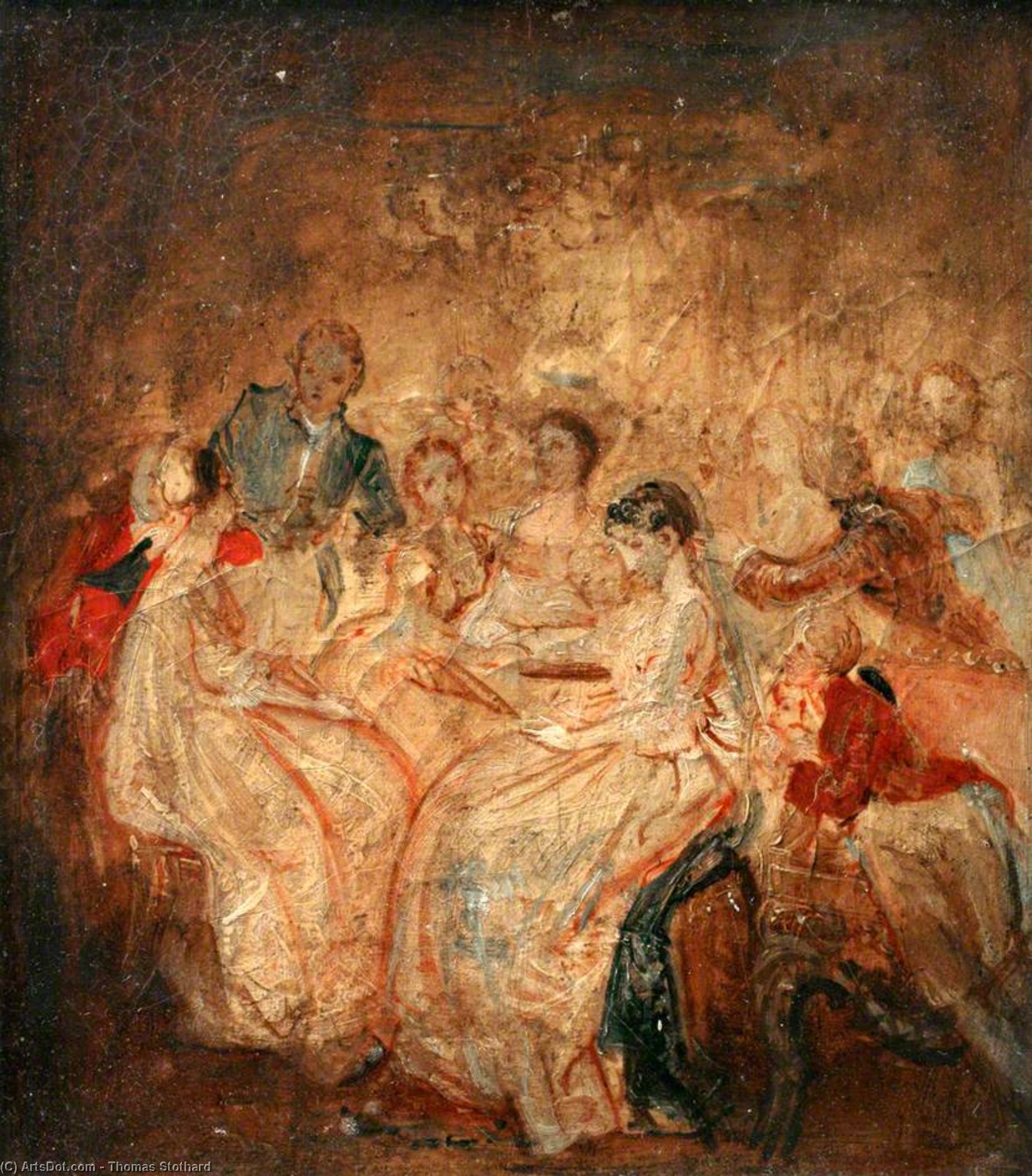 Study For Pope's 'rape Of The Lock' - — توماس ستوثارد