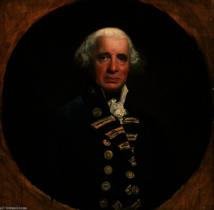 Admirał Howe — John Singleton Copley