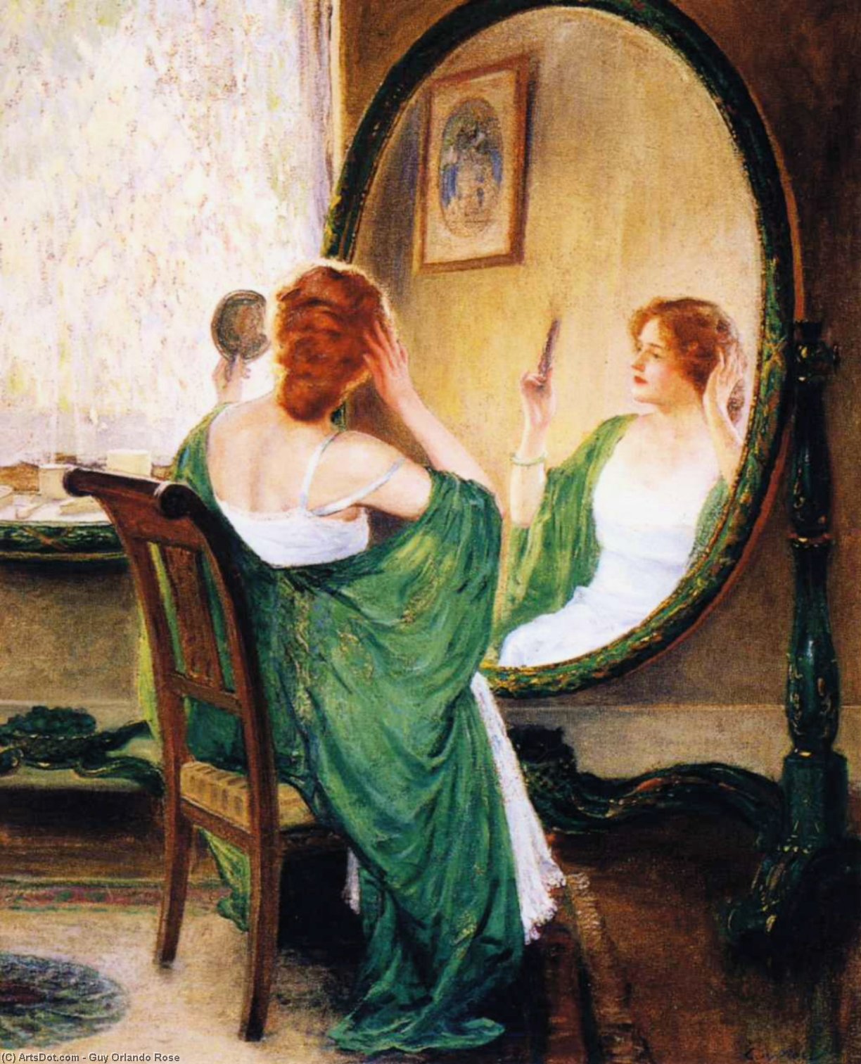 The Green Mirror — Guy Orlando Rose
