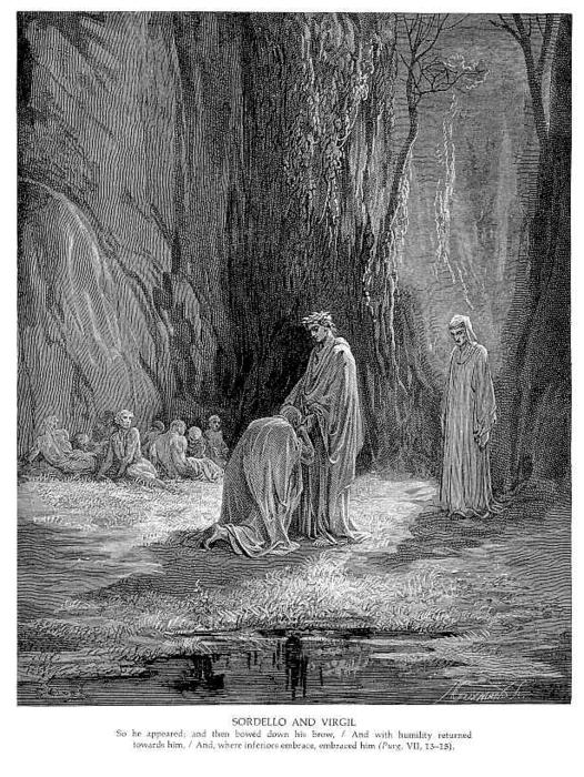 Sordello E Virgilio — Paul Gustave Doré