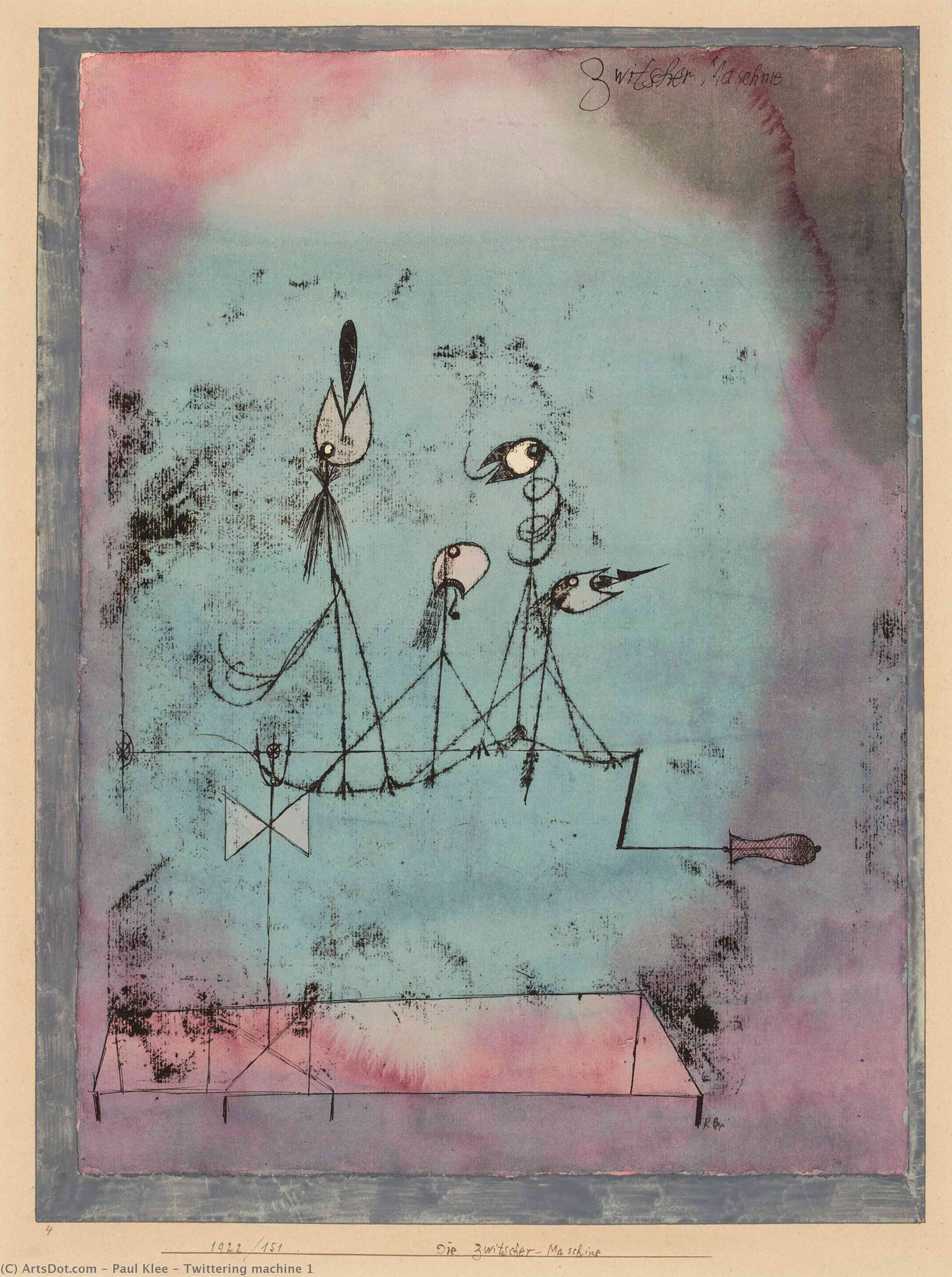 Twittering Machine — Paul Klee