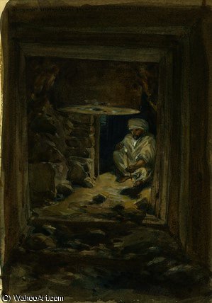 Gallery Under Golden Gateway, Jerusalem — William Simpson