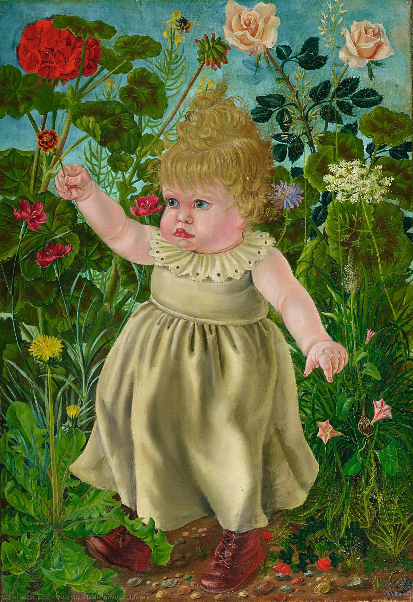 Nelly Entre Flores — Otto Dix