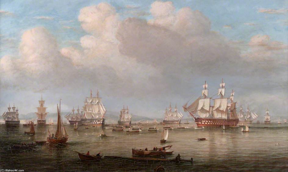 The Channel Fleet Off Greenock — William Clark