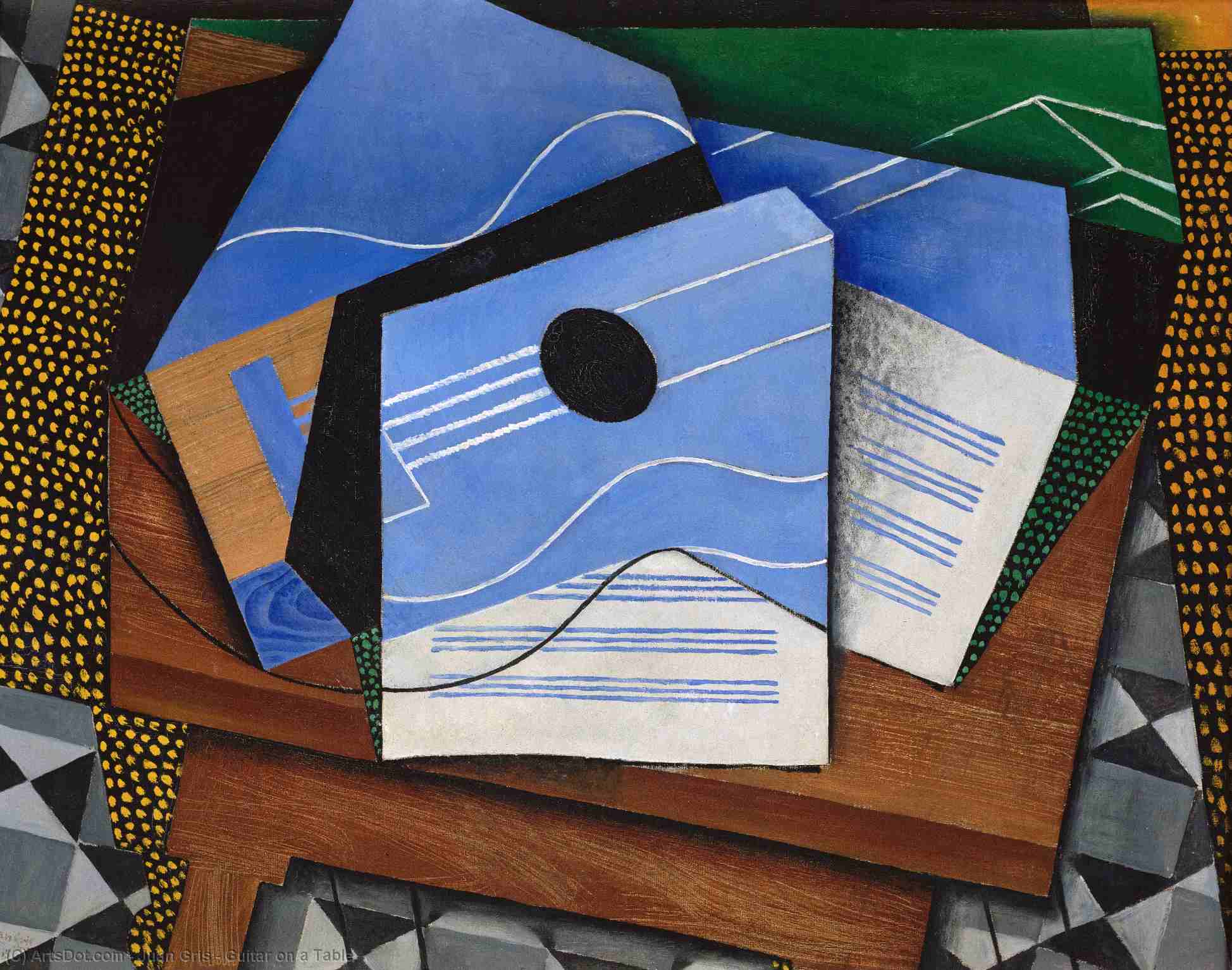 Guitar On A Table — خوان غريس