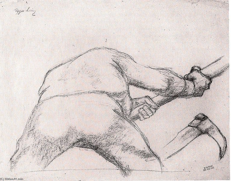 Lumberjack, Charcoal — Albin Egger Lienz