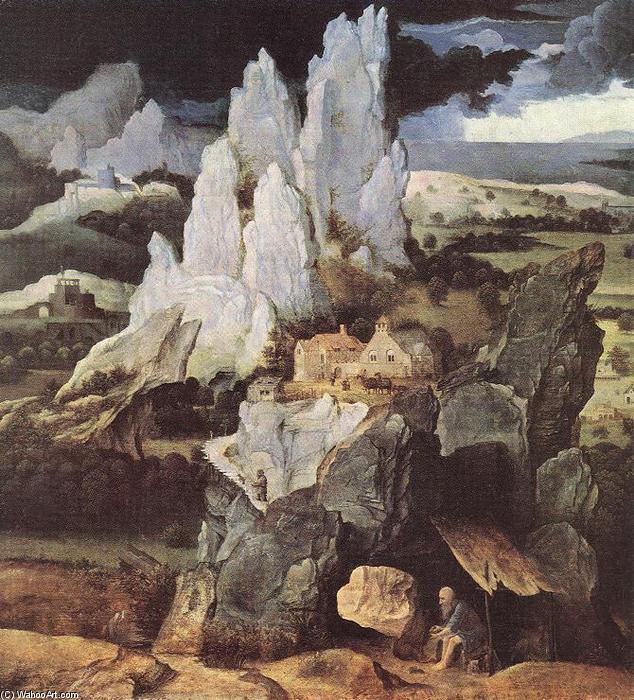Landschaft Mit St Jerome — Joachim Patenier