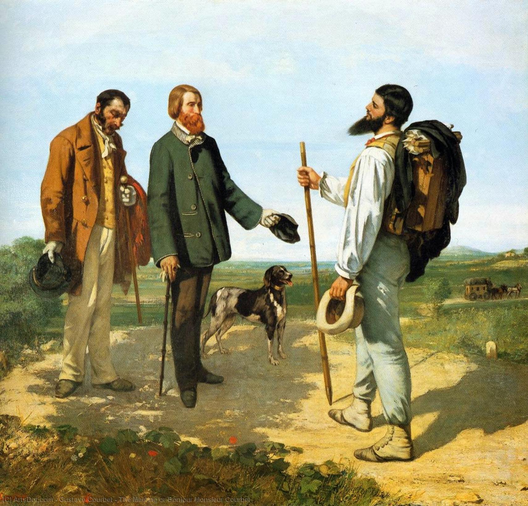 Mötet Eller God Morgon Herr Courbet — Gustave Courbet