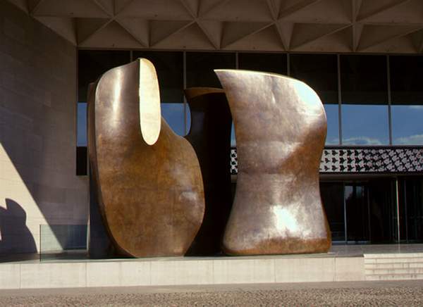Espejo De Borde Cuchillo Dos Piezas — Henry Moore