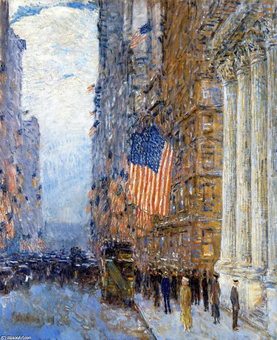 Flaggen Auf Dem Waldorf — Frederick Childe Hassam