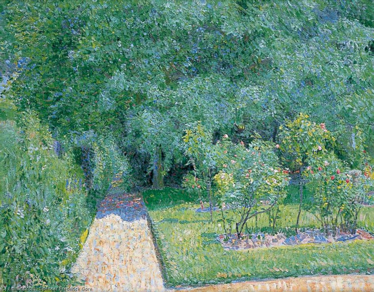 The Garden Path, Garth House — Spencer Frederick Gore