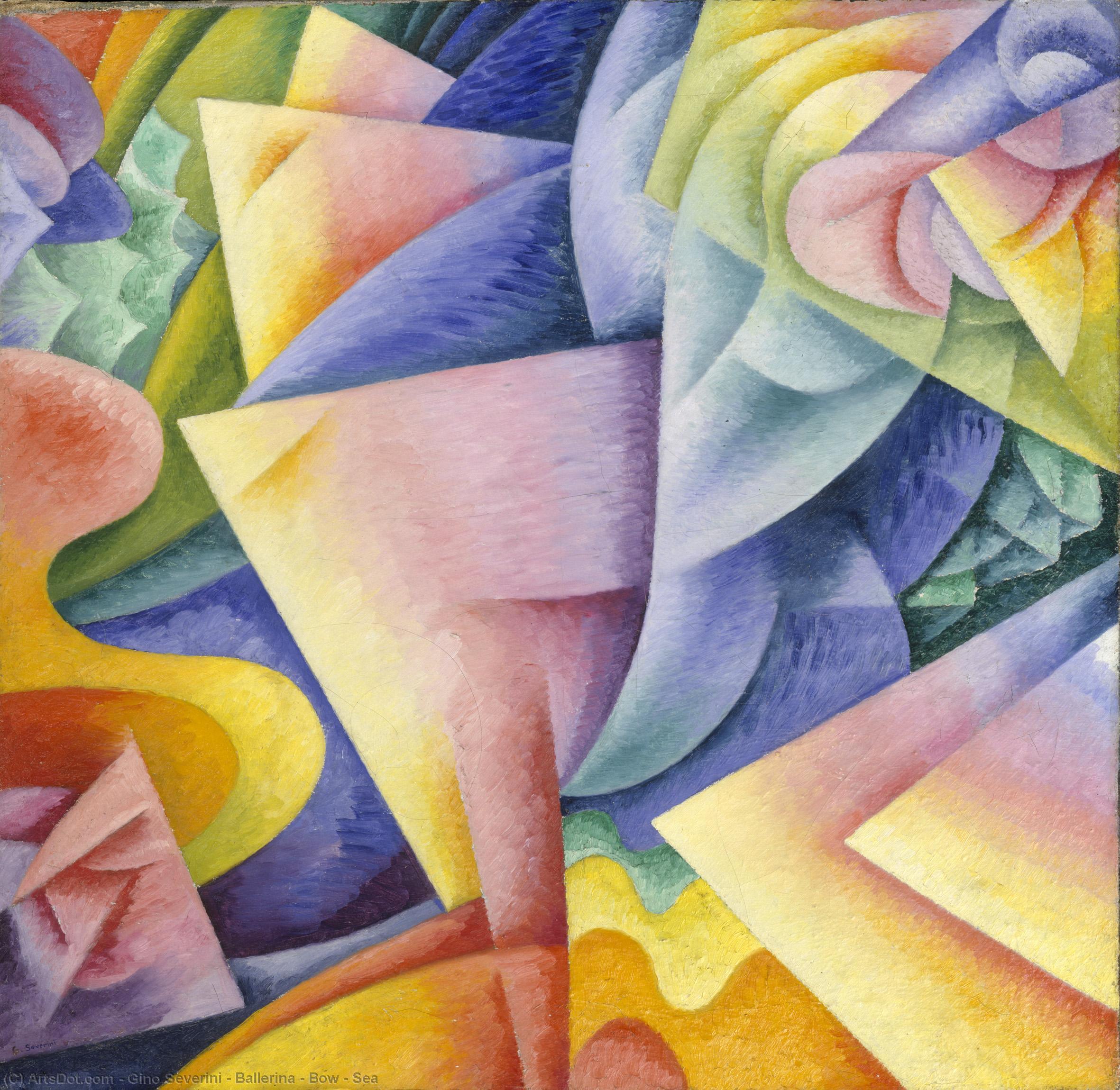 Ballerina - Bow - Sea — Gino Severini