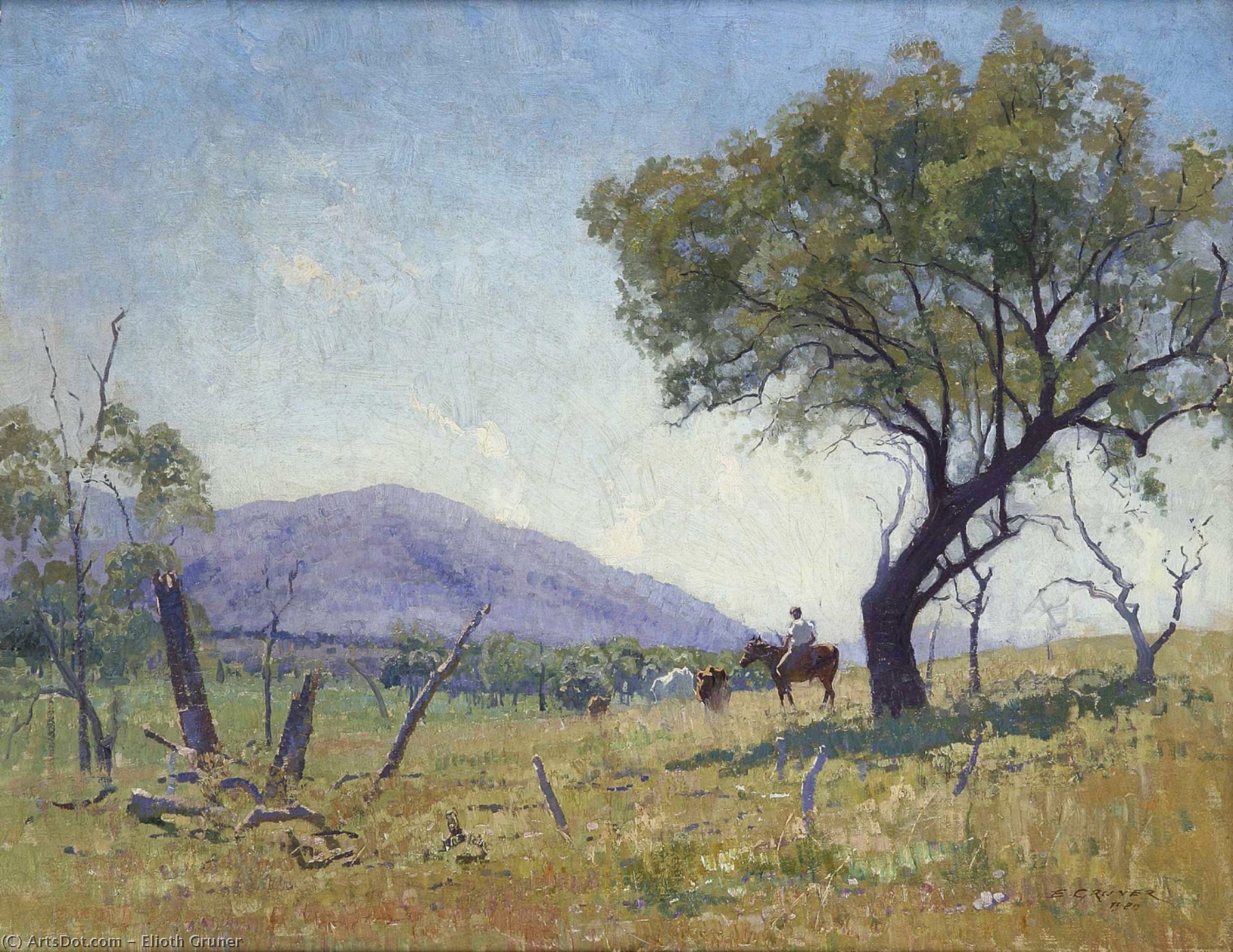 Mingoola Valley — Elioth Gruner