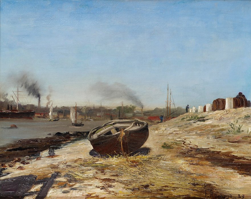 Boat On The Shore — Franz Roubaud