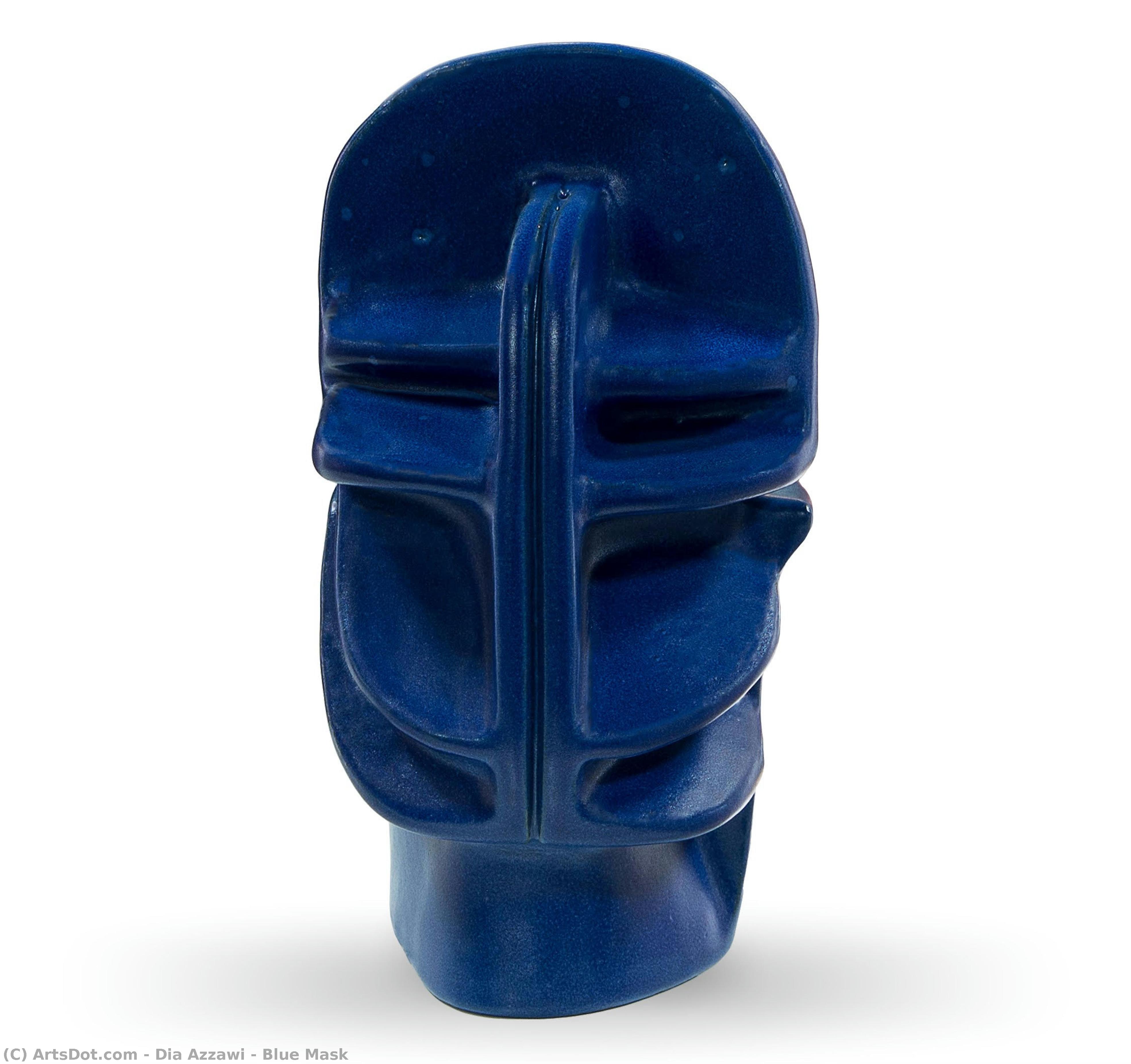 Maschera Blu — Dia Al-azzawi