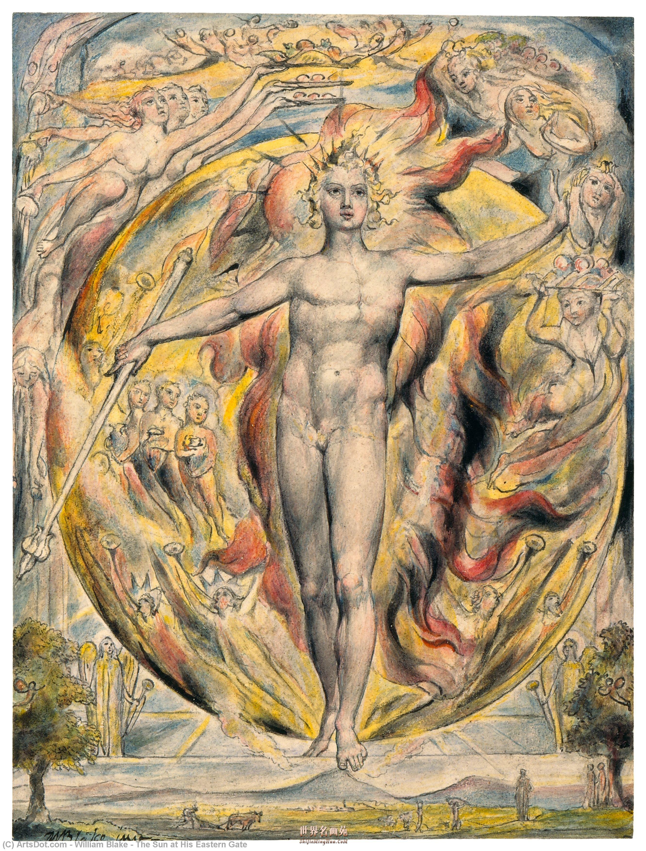 The Sun At His Eastern Gate — William Blake