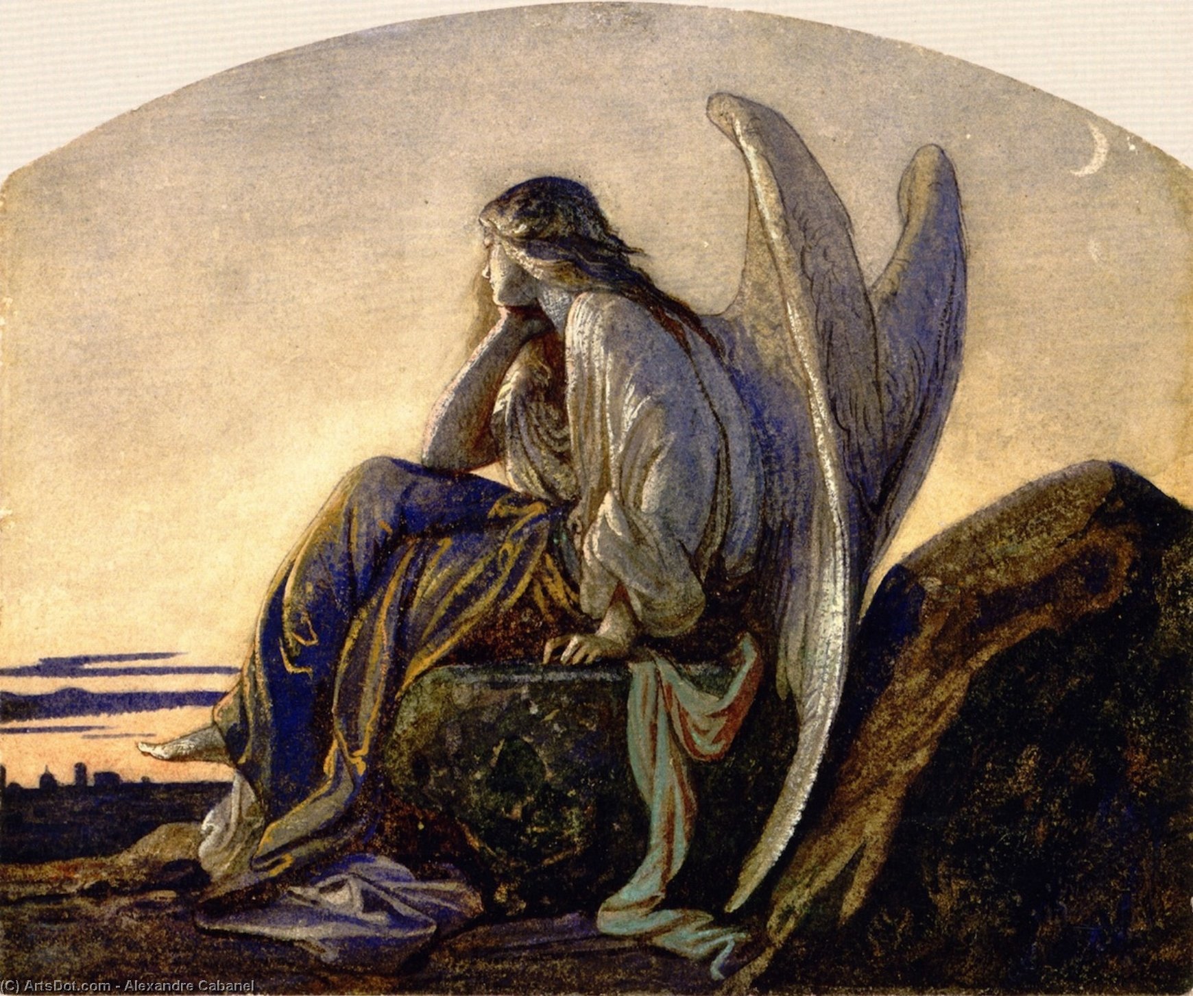 L'ange Du Soir — Alexandre Cabanel