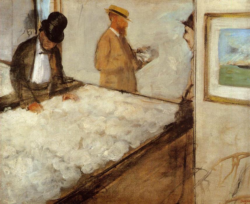 Cotton Merchants In New Orleans — Edgar Degas
