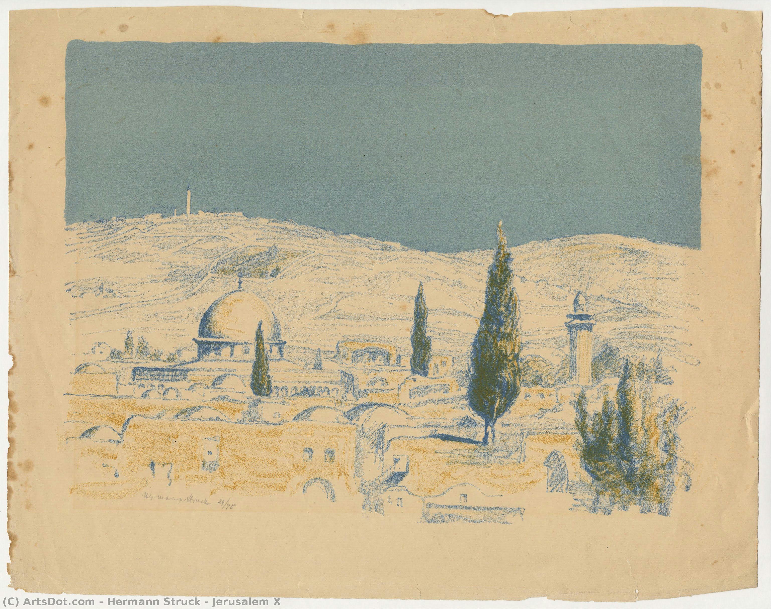 Jerusalem X — Hermann Struck