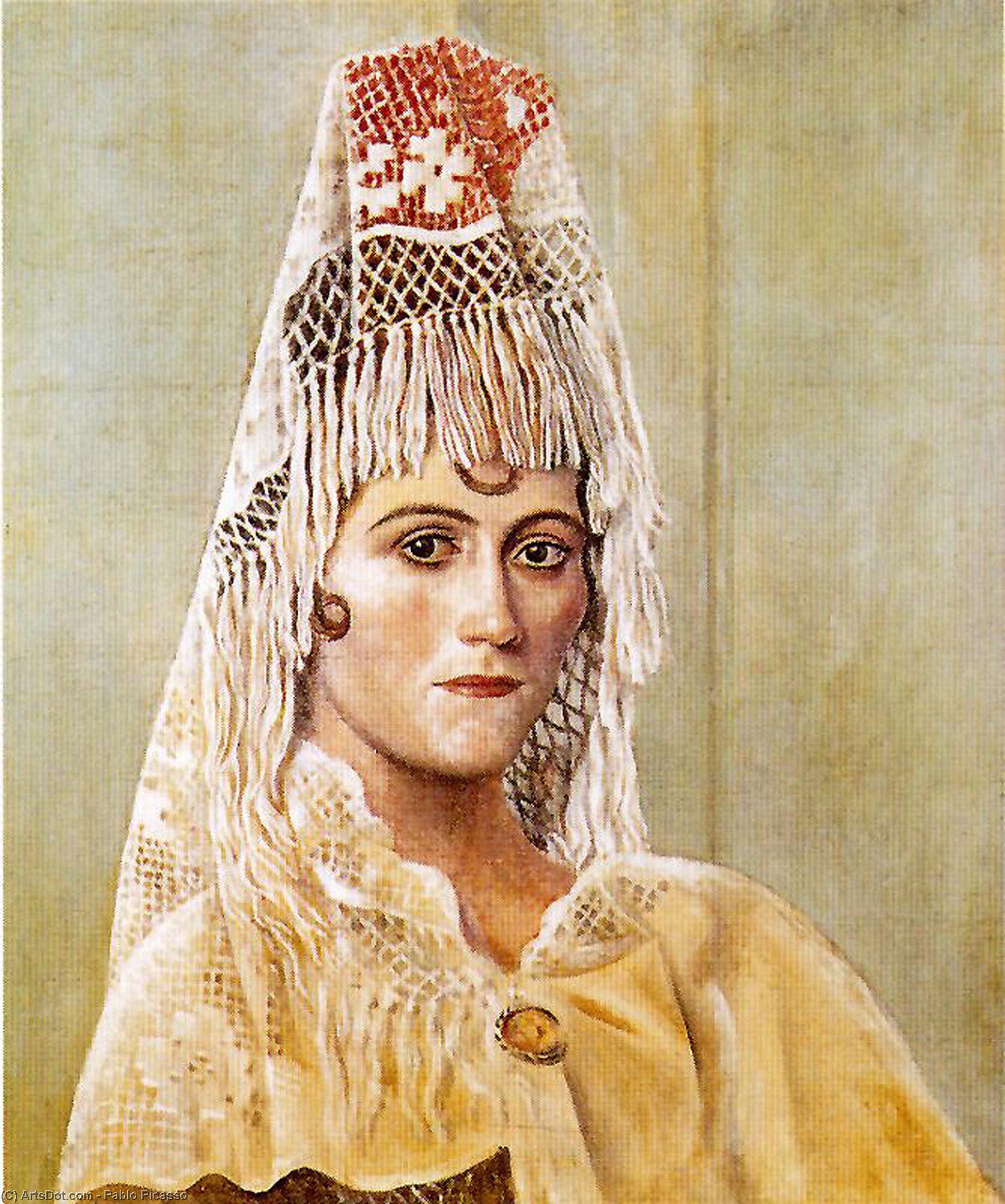 Olga Mit Einem Mantilla — Pablo Picasso