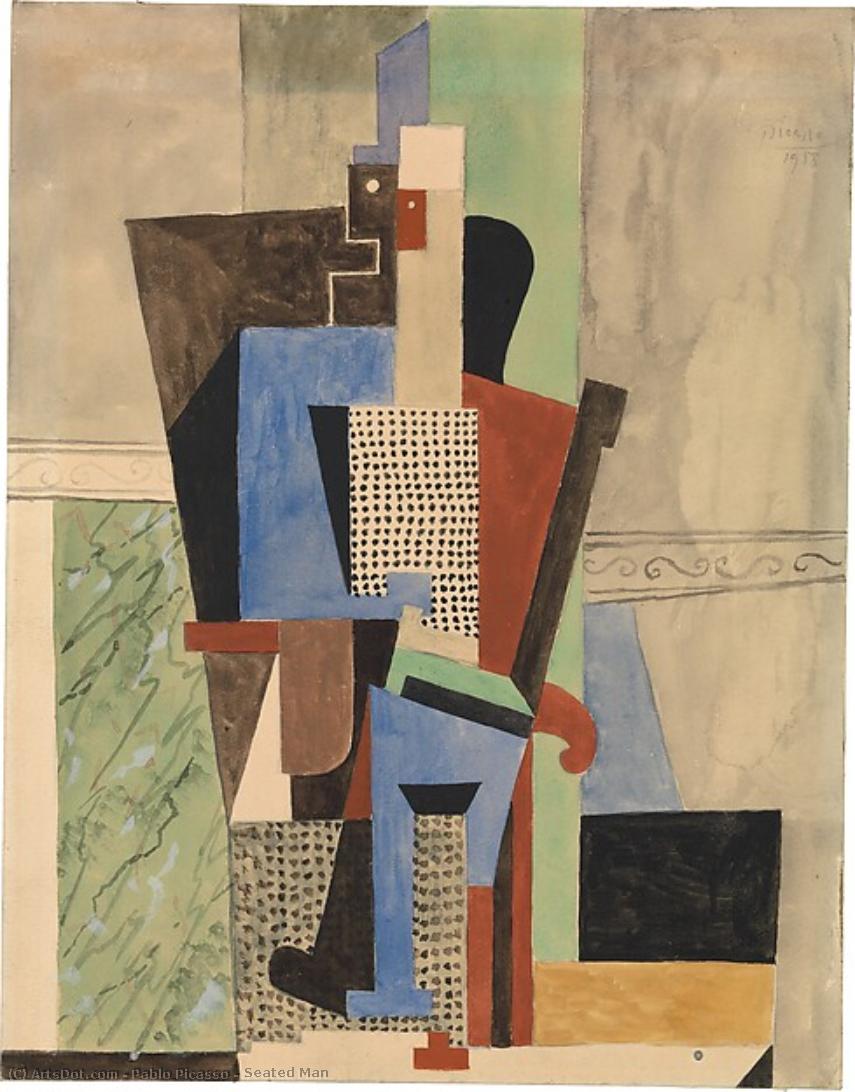 Seated Man — Pablo Picasso