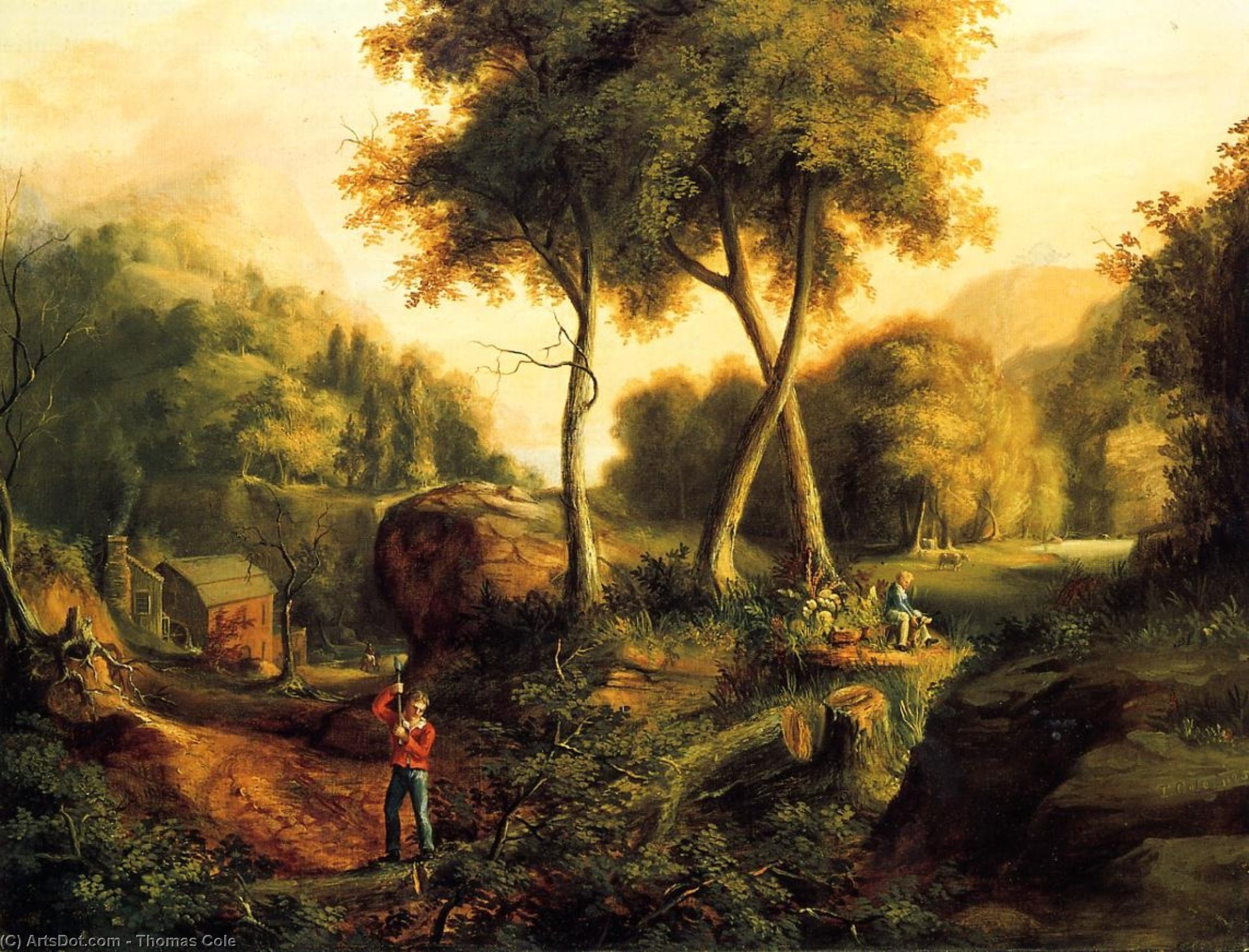 Landschaft — Thomas Cole