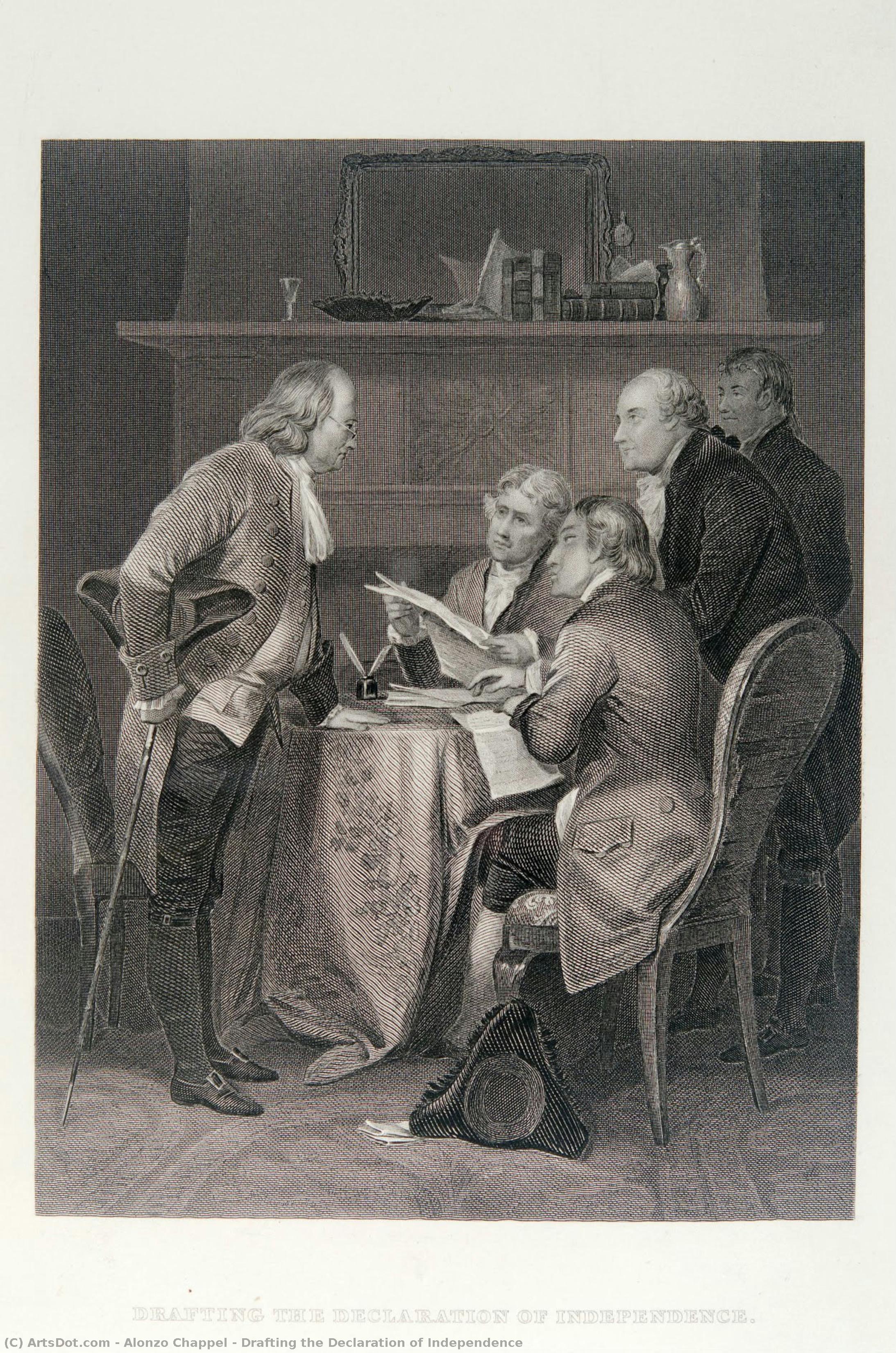 Drafting The Declaration Of Independence — Alonzo Chappel