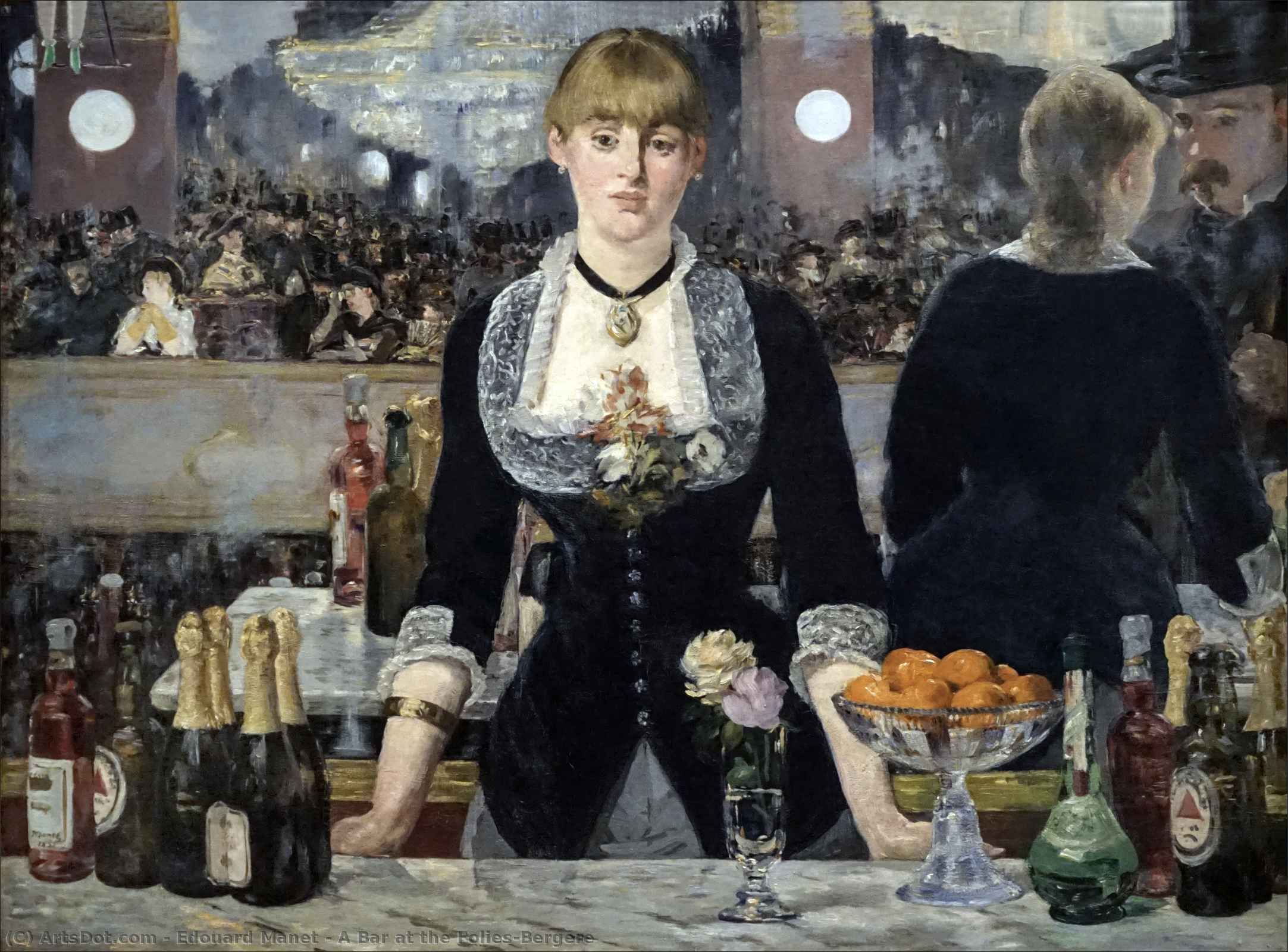 A Bar At The Folies-bergere — Édouard Manet