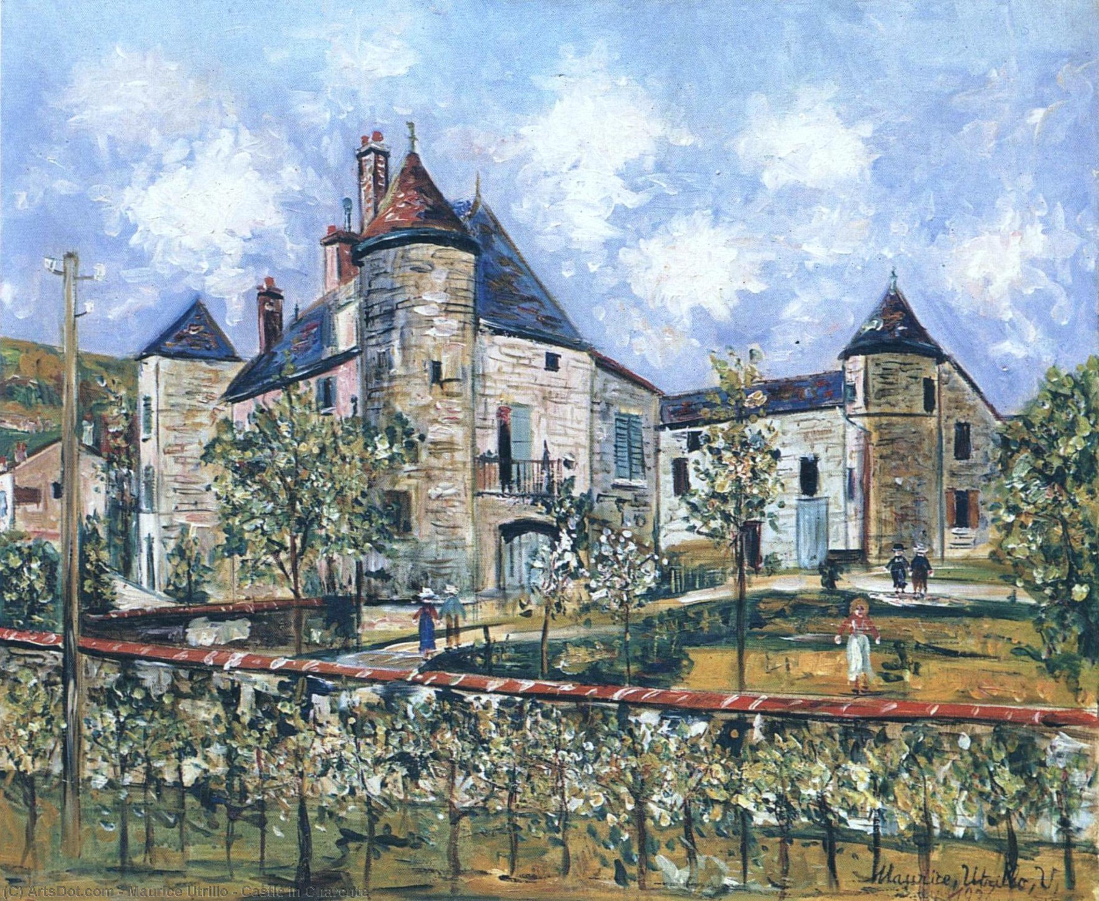Castle In Charente — Maurice Utrillo