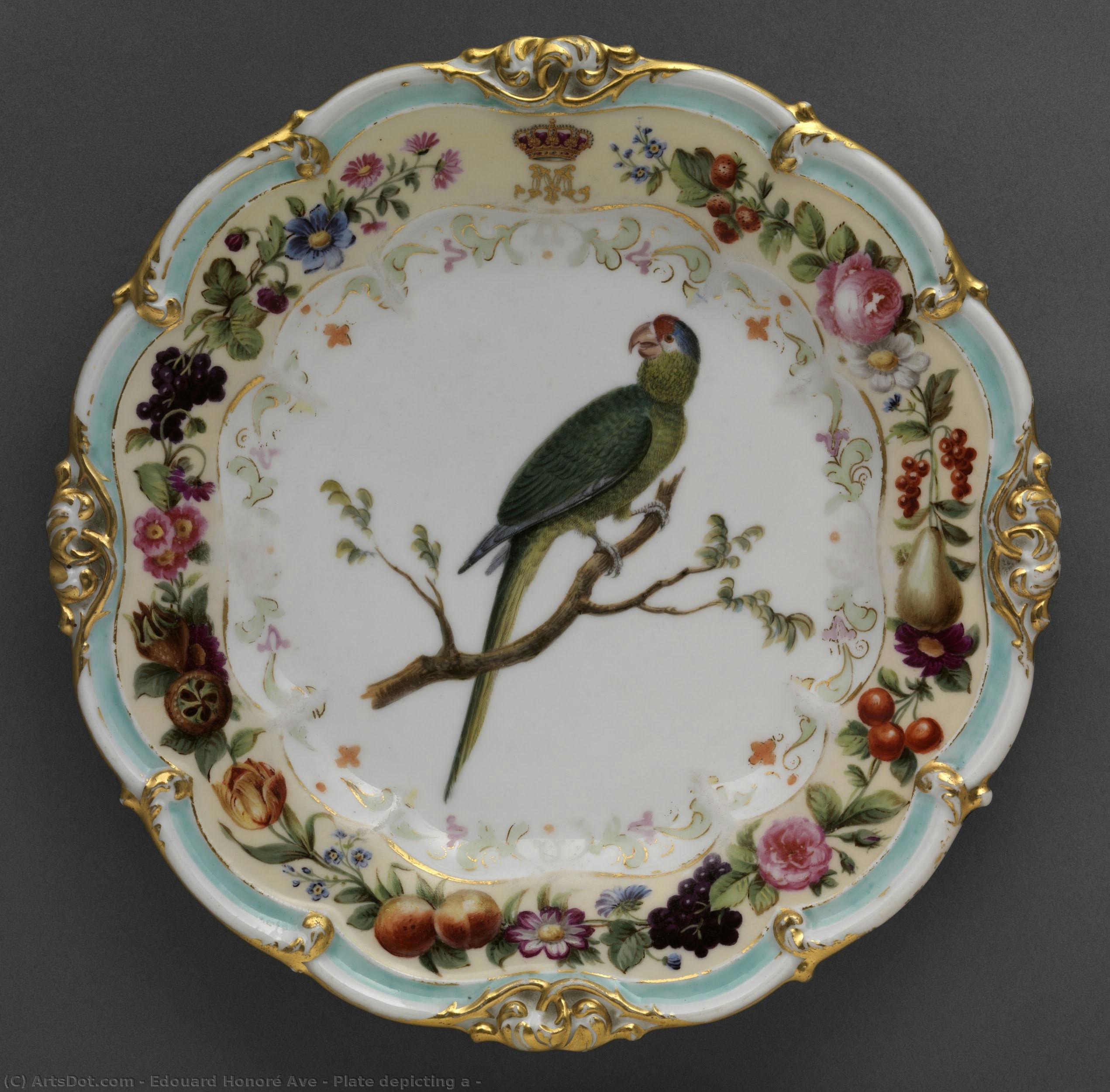 Plate Depicting A — Edouard Honoré Ave