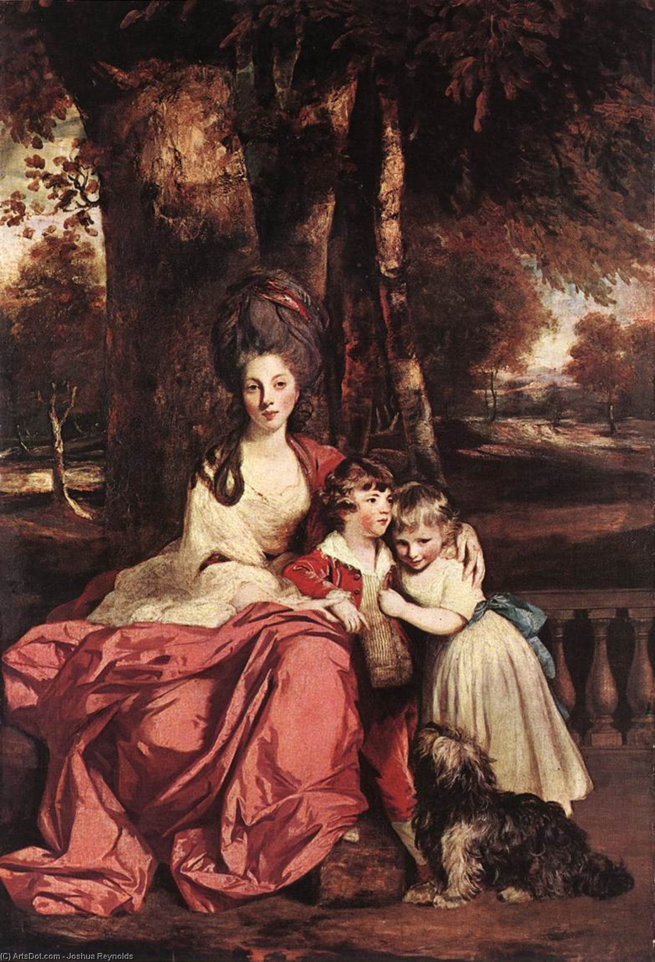 Lady Delm Und Ihre Kinder — Sir Joshua Reynolds