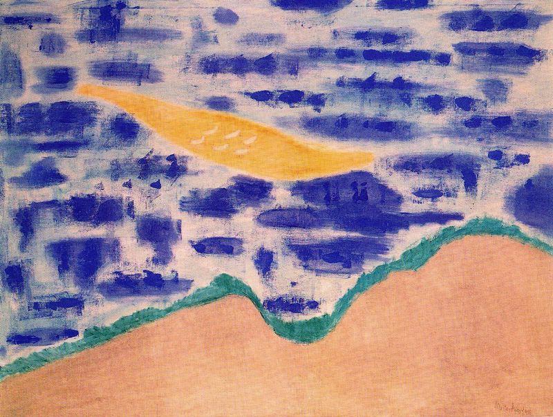 Sandbar E Uccelli Marini — Milton Avery