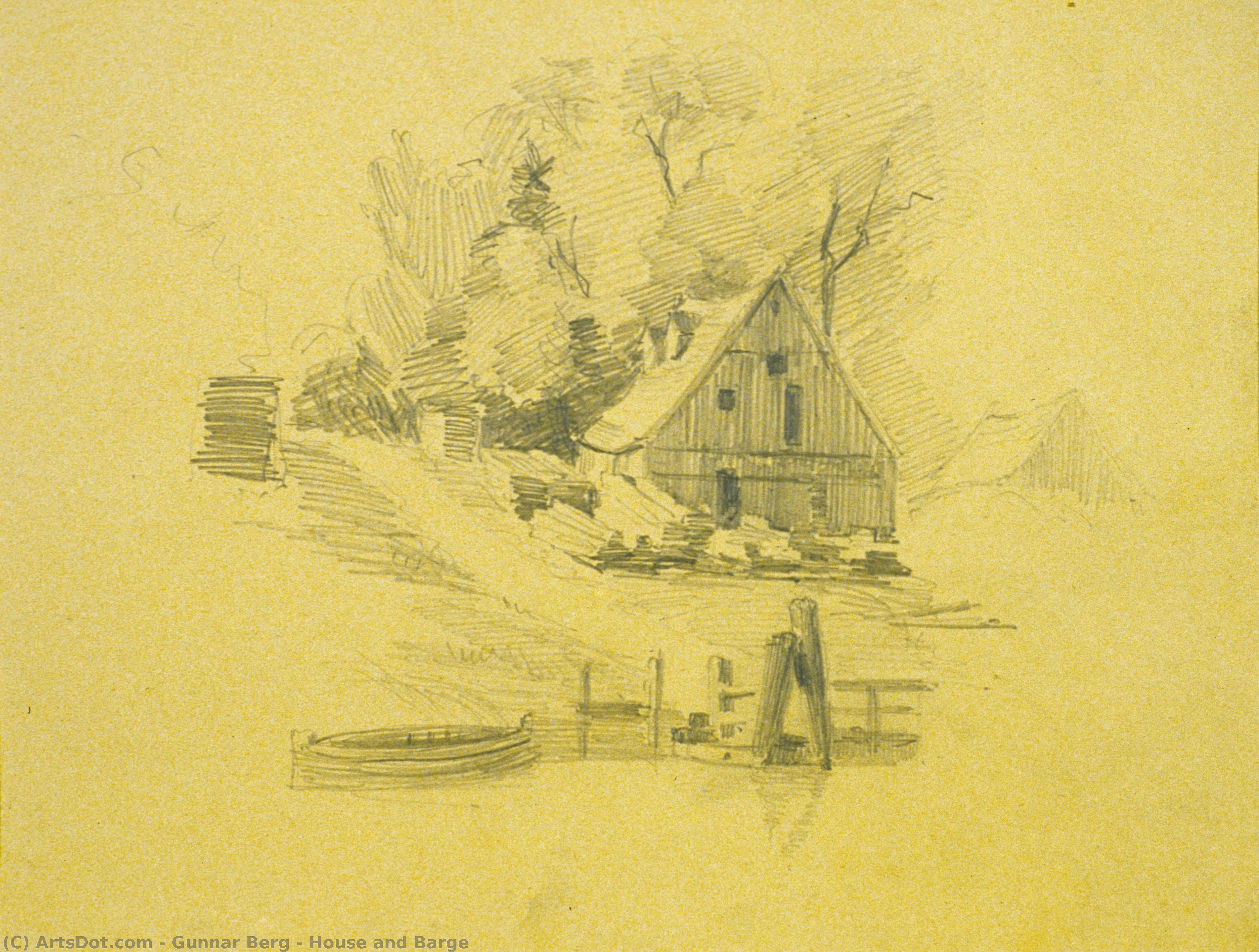 House And Barge — Gunnar Berg