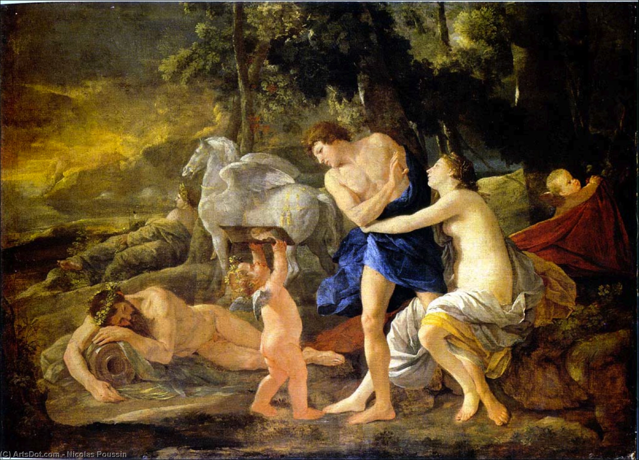 Cephalus E Aurora — Nicolas Poussin