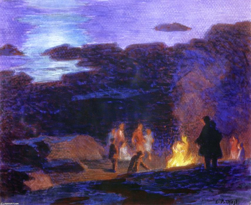 Campfire — Edward Henry Potthast